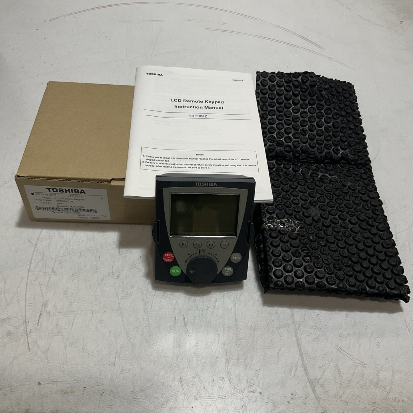 TOSHIBA RKP004Z-8  LCD REMOTE KEYPAD FOR INVERTED DRIVE  U3S