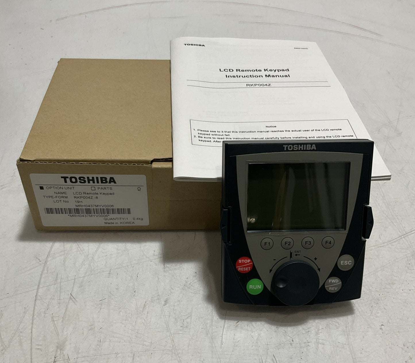 TOSHIBA RKP004Z-8  LCD REMOTE KEYPAD FOR INVERTED DRIVE  U3S