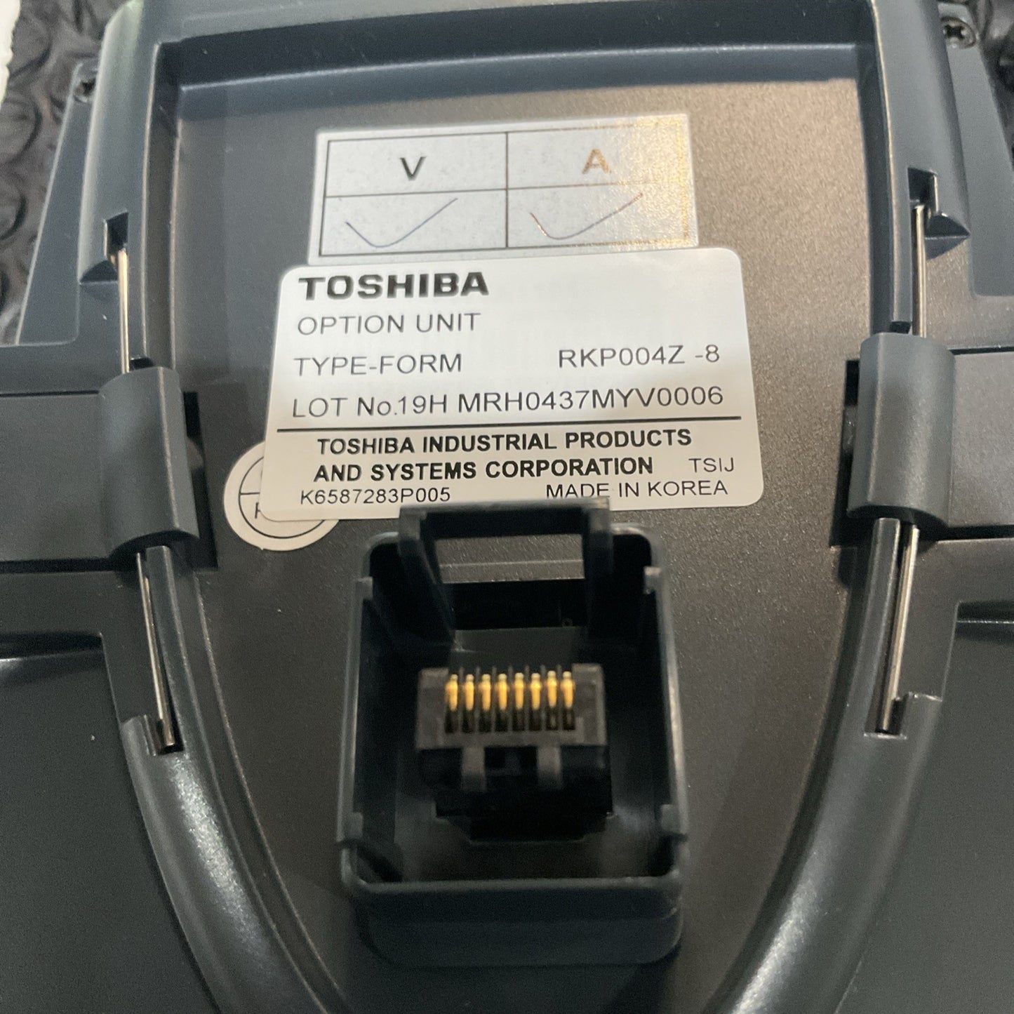 TOSHIBA RKP004Z-8  LCD REMOTE KEYPAD FOR INVERTED DRIVE  U3S