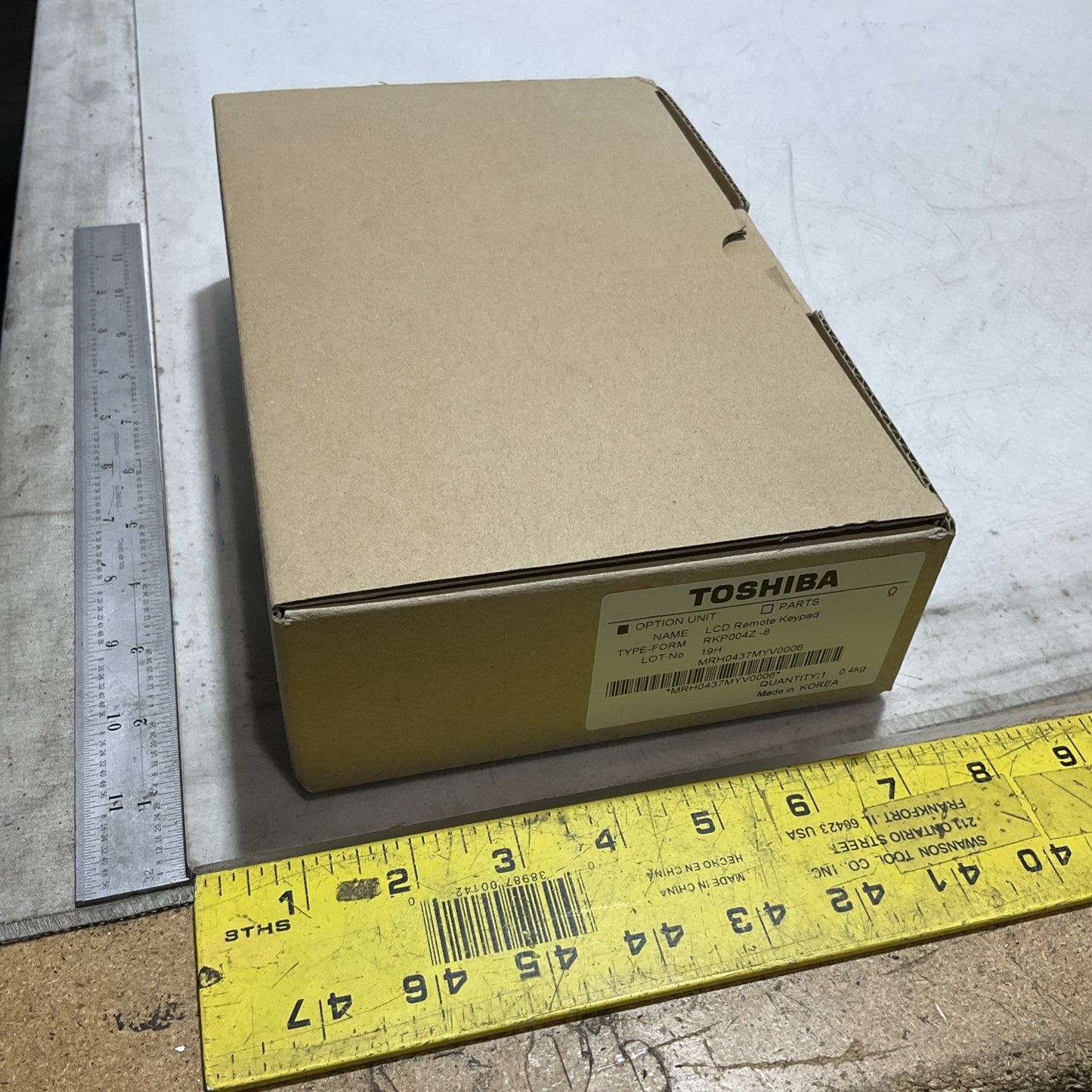 TOSHIBA RKP004Z-8  LCD REMOTE KEYPAD FOR INVERTED DRIVE  U3S