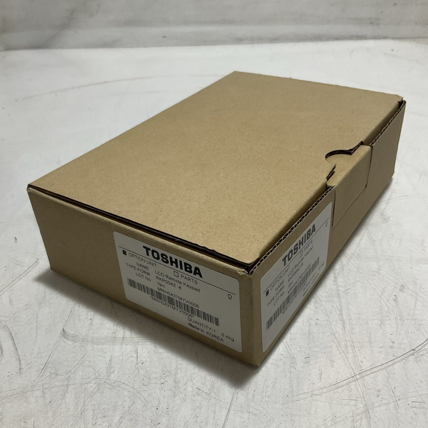 TOSHIBA RKP004Z-8  LCD REMOTE KEYPAD FOR INVERTED DRIVE  U3S