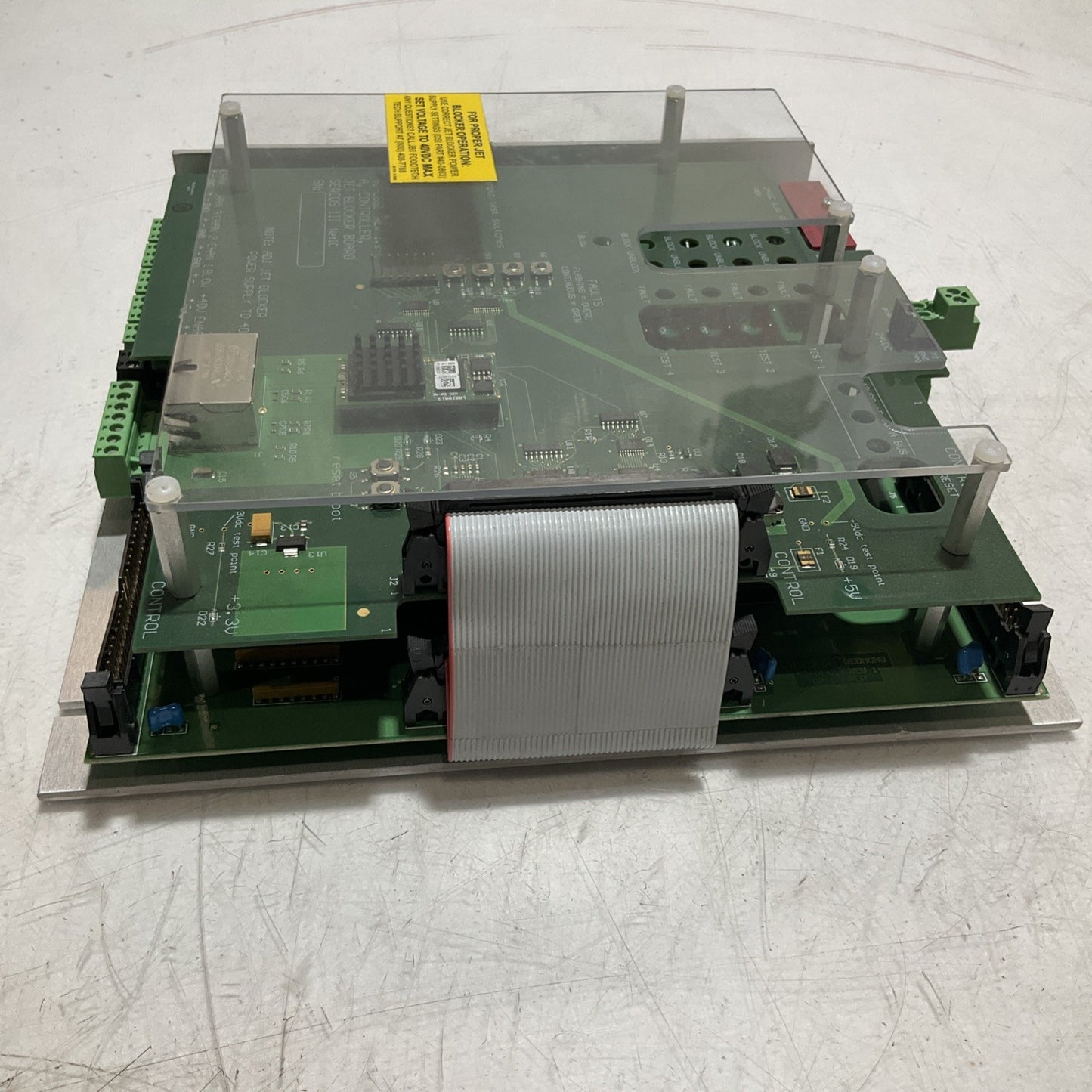 GRAYHILL 40-0861 REV 1.2 CONTROLLER JET BLOCKER  BOARD  POWER SUPPLY 40VDC  RM6