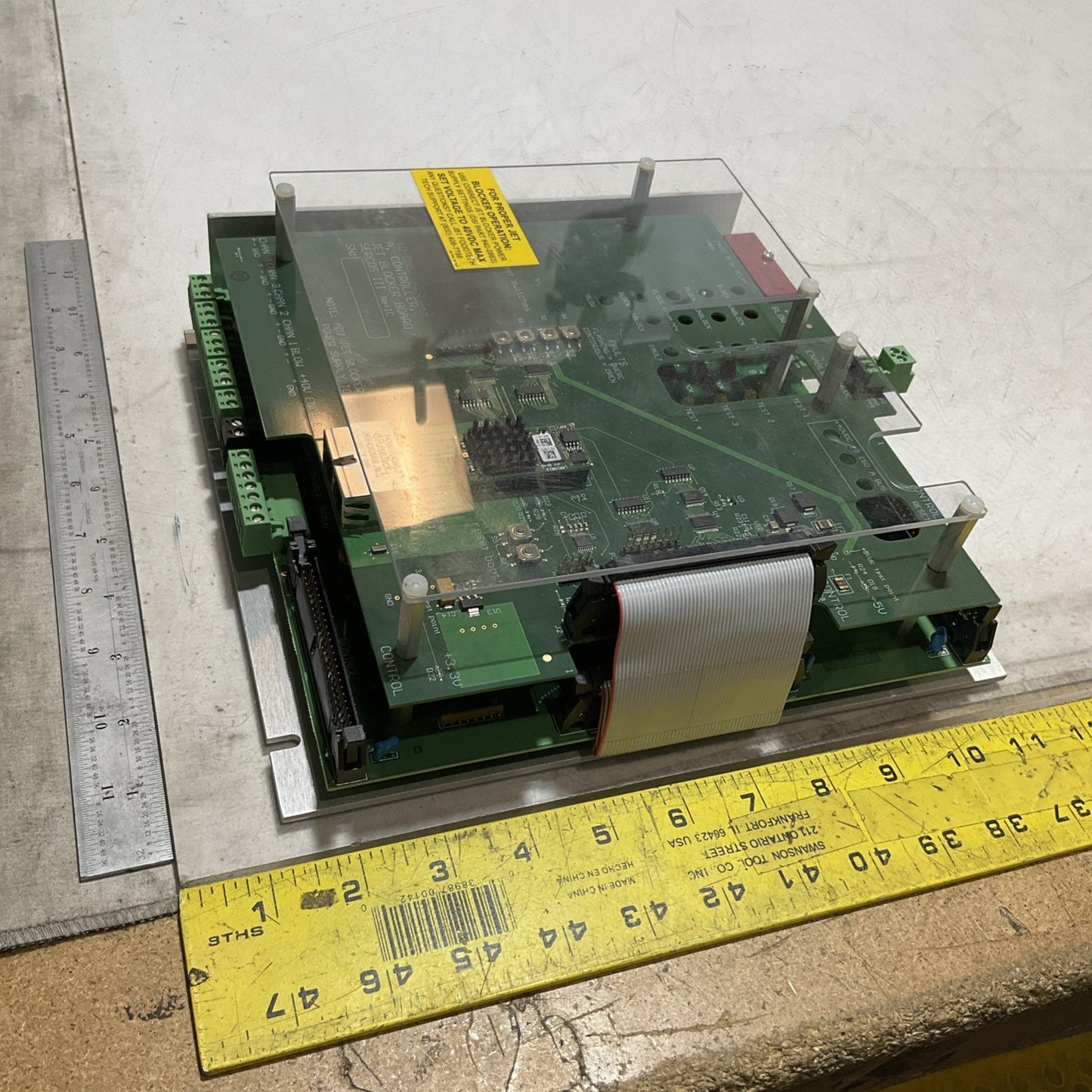 GRAYHILL 40-0861 REV 1.2 CONTROLLER JET BLOCKER  BOARD  POWER SUPPLY 40VDC  RM6