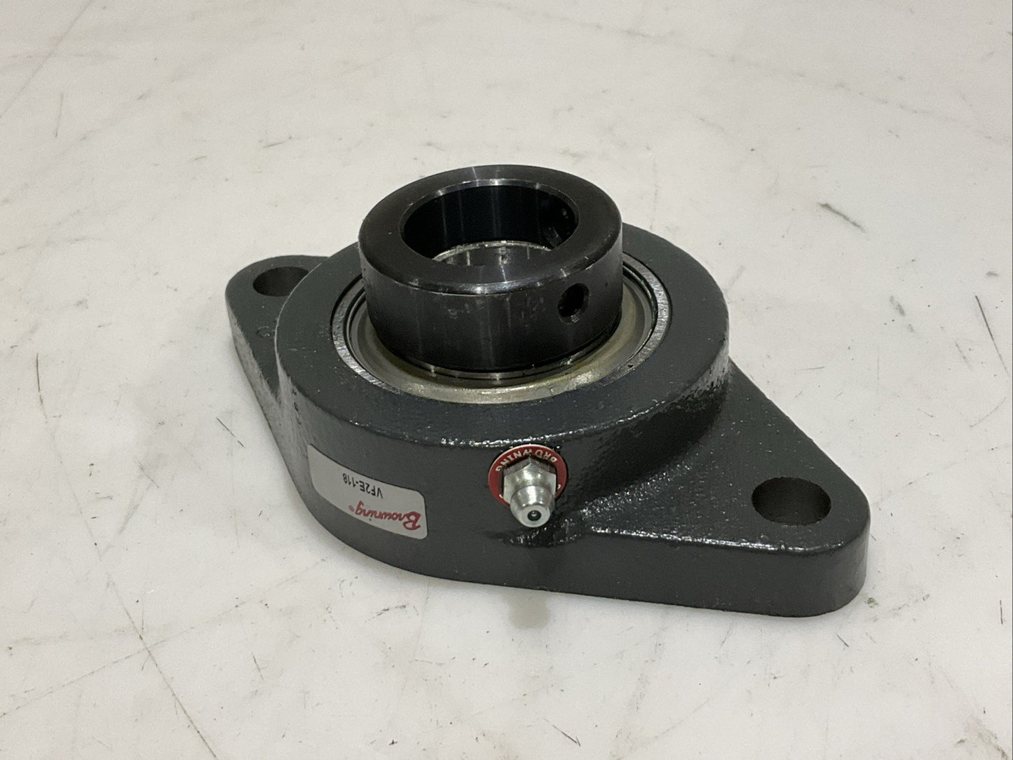 BROWNING VF2E-118 FLANGE MOUNTED BALL BEARING 2 BOLT 1 1/8 IN Z2M