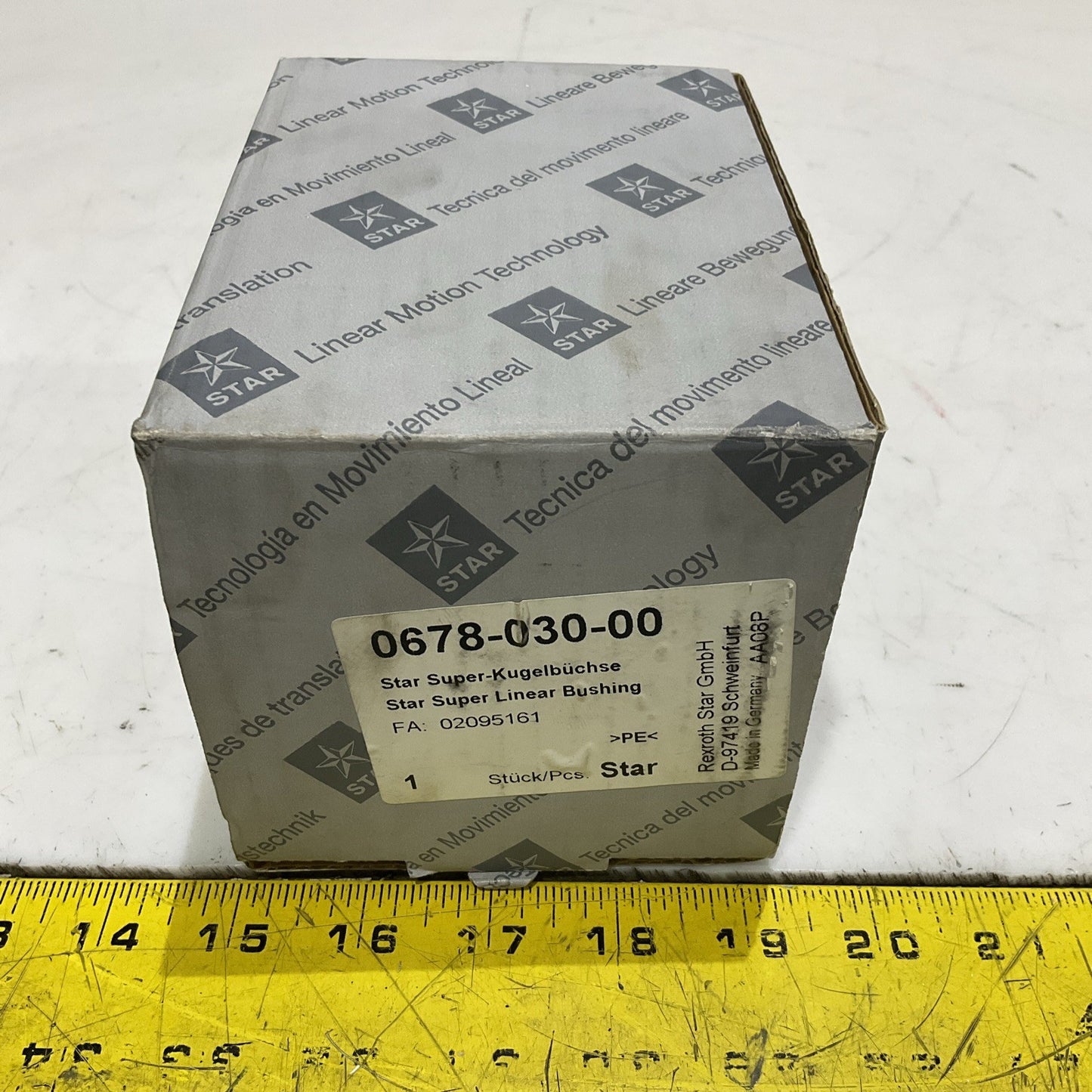REXROTH STAR 0678-030-00 LINEAR BALL BEARING BUSHING Z2M