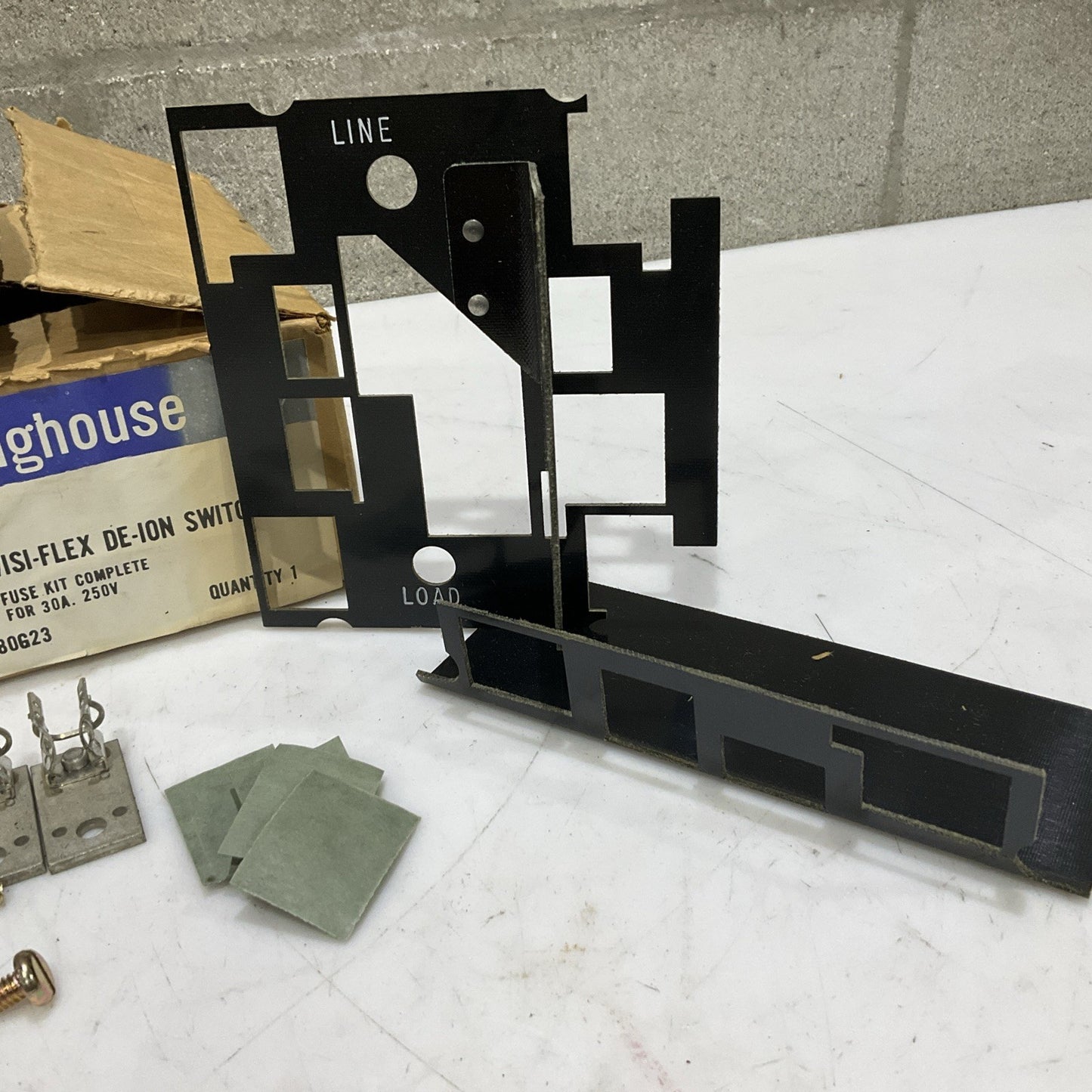WESTINGHOUSE 177C880G23 VISI-FLEW DE-ION SWITCH FUSE KIT COMPLETE  30A 250V Z2M