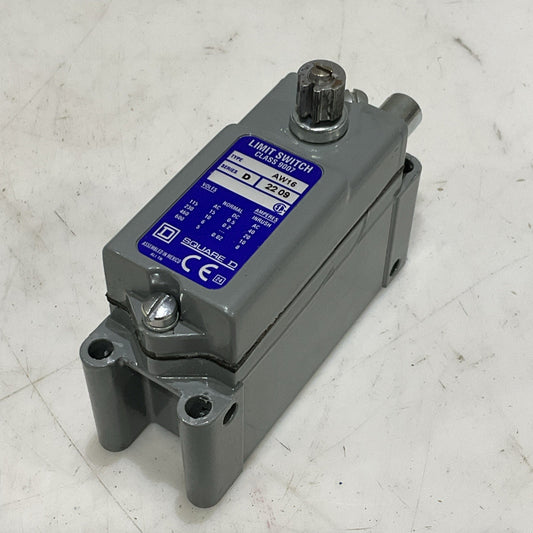 SQUARE D AW16 LIMIT SWITCH CLASS 9007 SERIES D 2209 Z2M