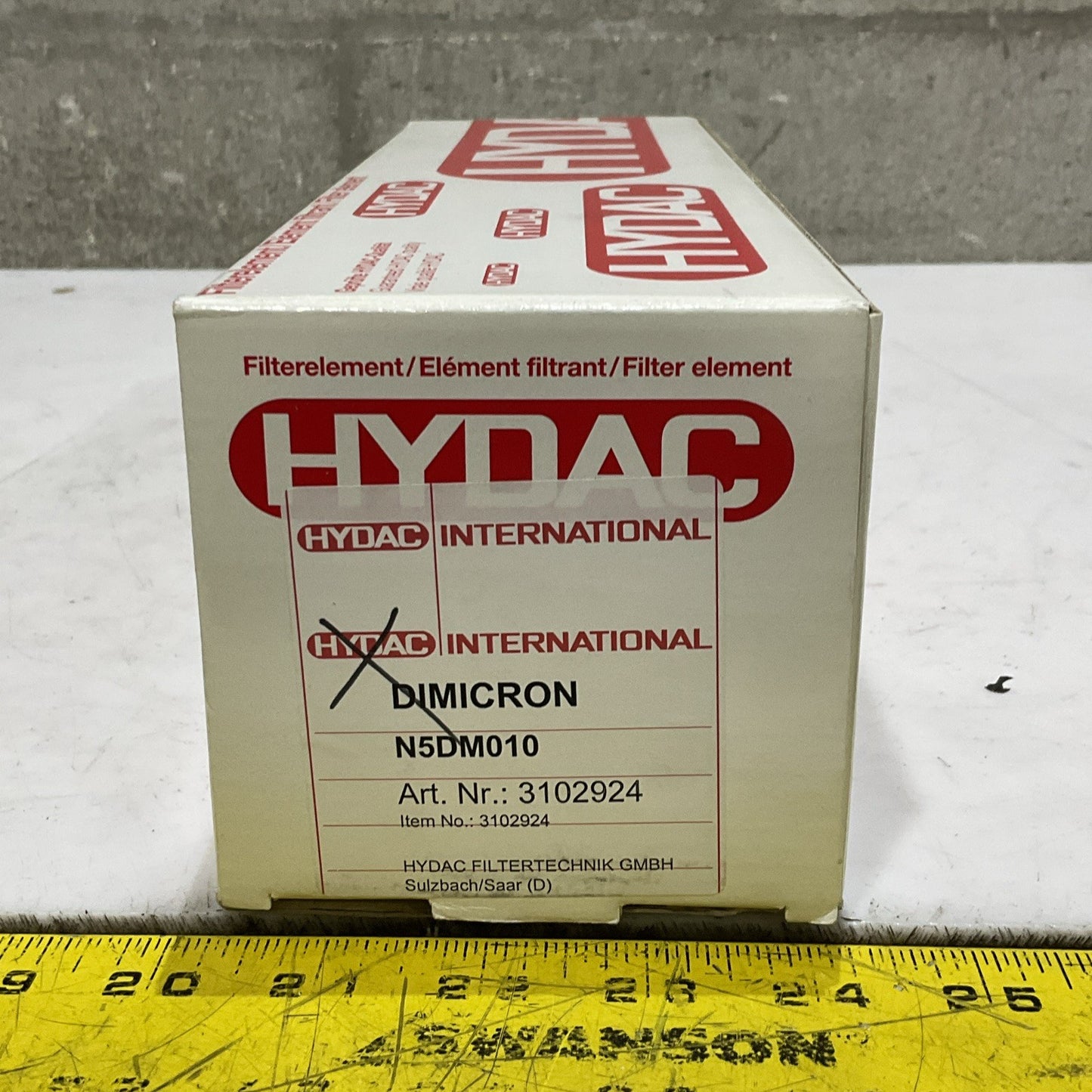 HYDAC N5DM010 / -V-0VP DIMICRON FILTER 3023508 D-66280 Z2M