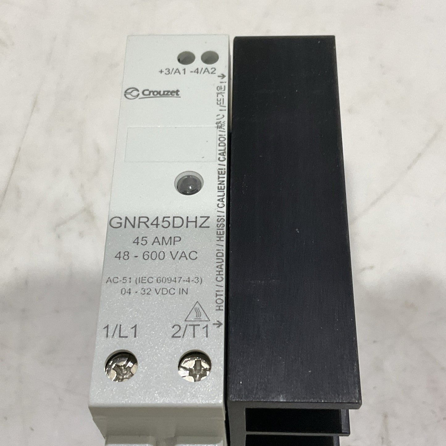 CROUZET CRYDOM GNR45DHZ SOLID STATE RELAY COOLTECH 46A 48-600 VAC 50/60HZ Z2M
