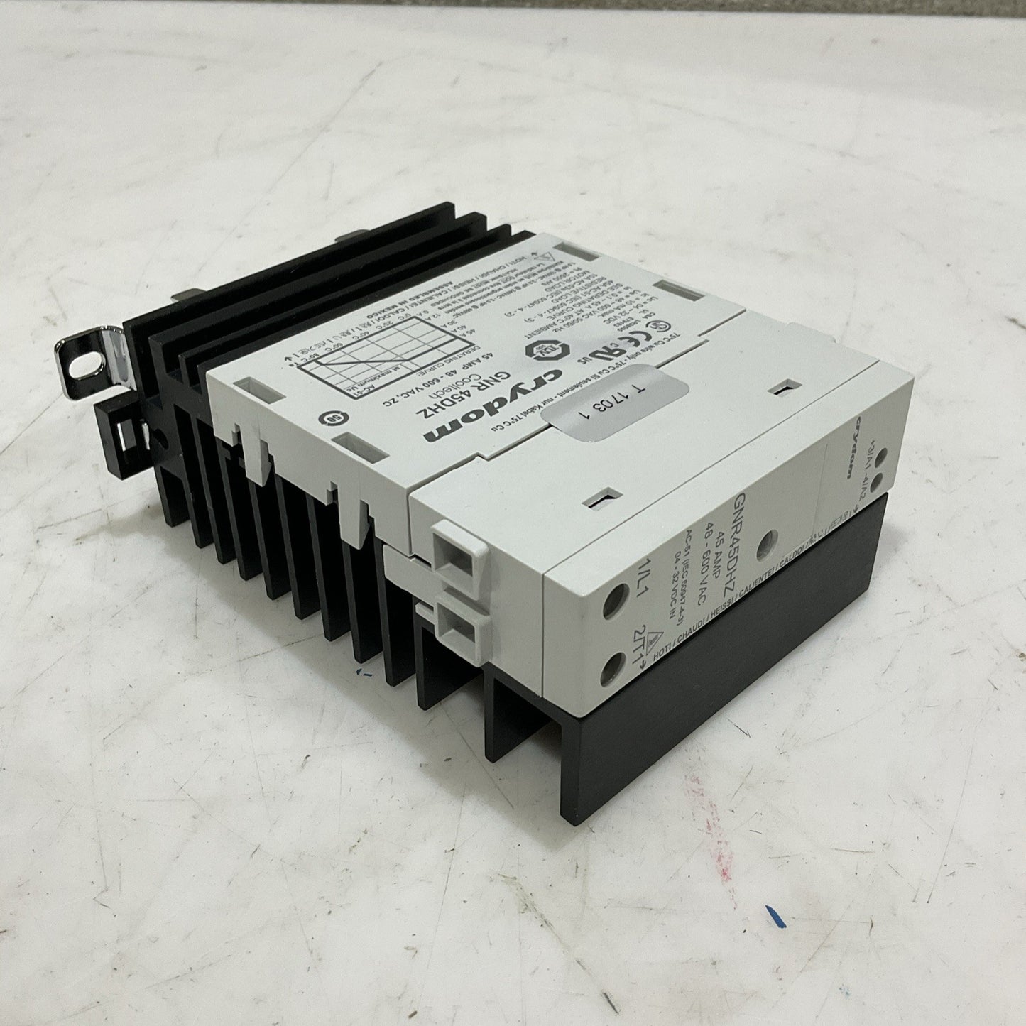 CRYDOM GNR45DHZ SOLID STATE RELAY COOLTECH 45 AMP 48-600VAC ZU Z2M