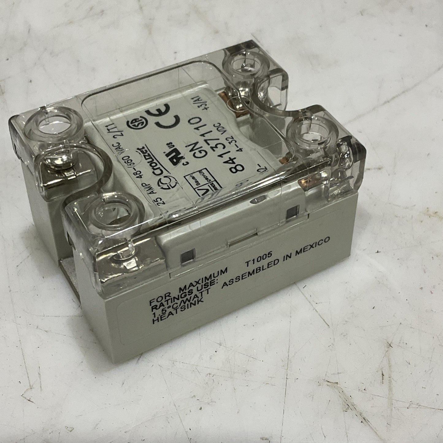 CROUZET CRYDOM GN84137110 SOLID STATE RELAY 25AMP 48-660 VAC LOT OF 4  Z2M