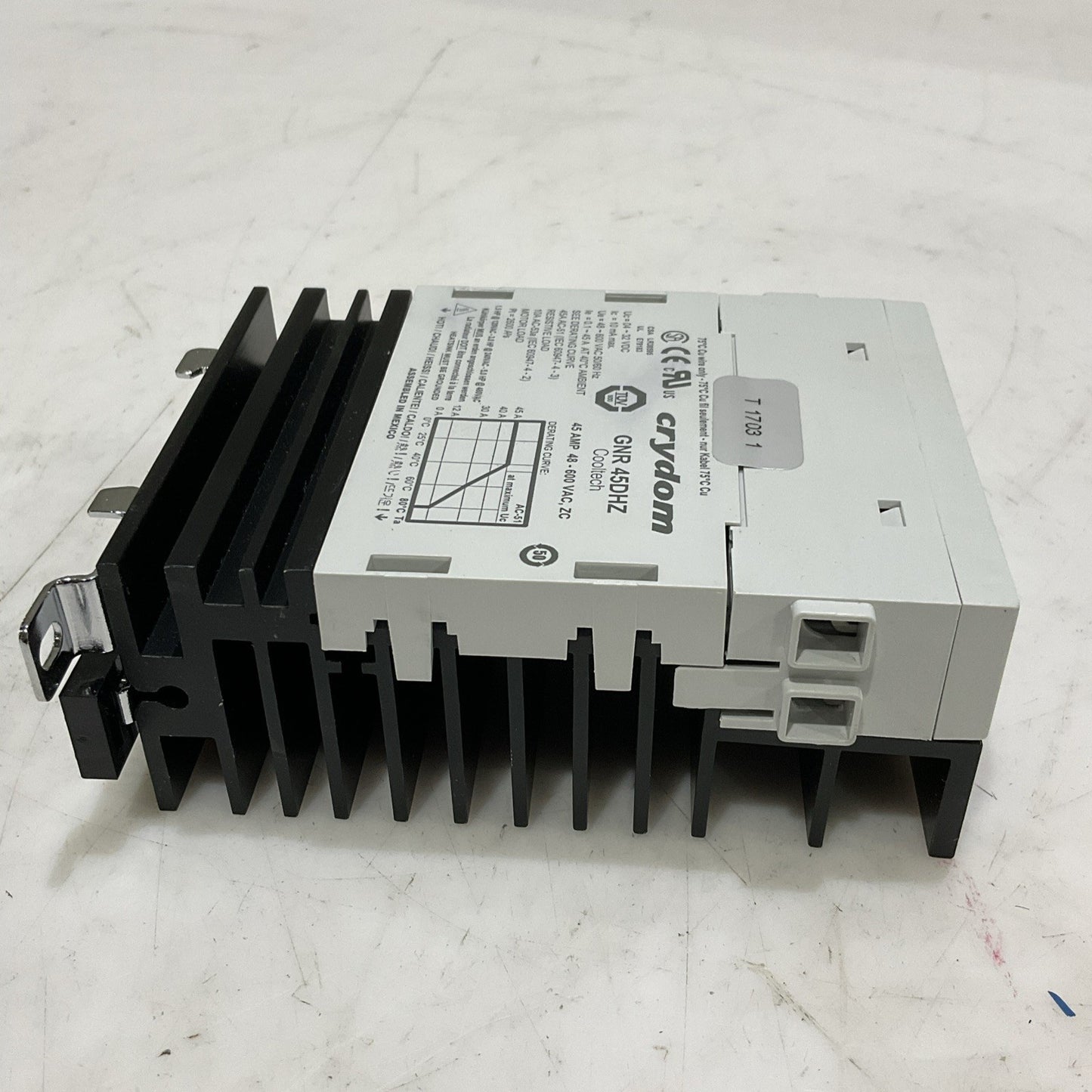 CRYDOM GNR45DHZ SOLID STATE RELAY COOLTECH 45 AMP 48-600VAC ZU Z2M