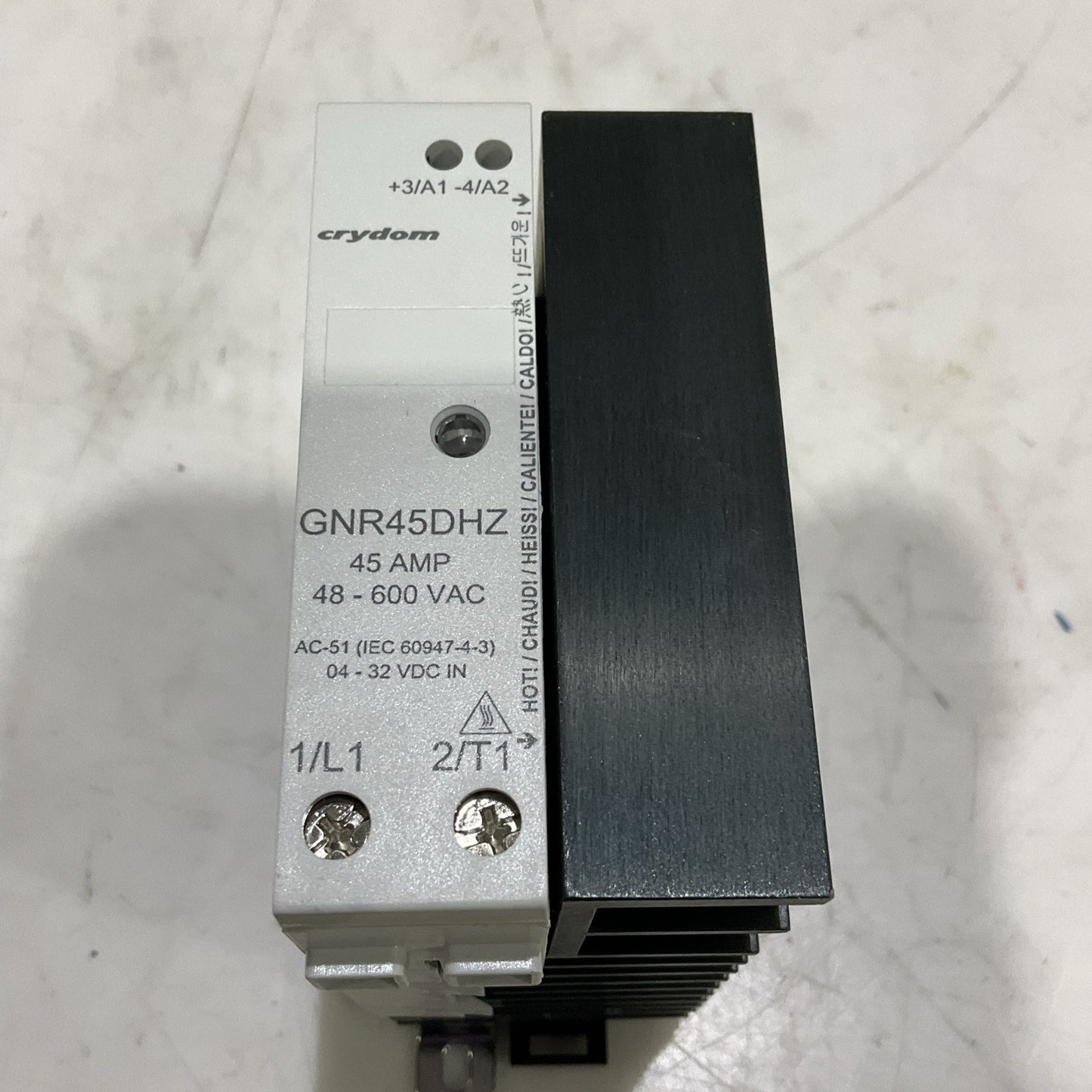 CRYDOM GNR45DHZ SOLID STATE RELAY COOLTECH 45 AMP 48-600VAC ZU Z2M