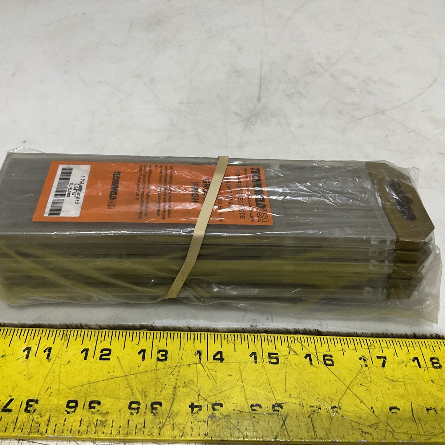 TECHNIWELD TU15L0407 TUNGSTEN ELECTRODE 1.5% LANTHANATED 0.04 X 7 LOT OF 60 Z2M
