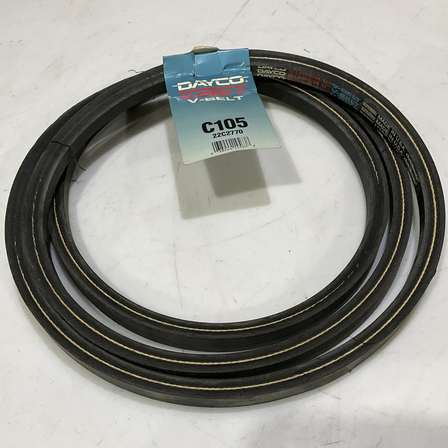 DAYCO C105 22C2770 SUPER II V-BELT OIL RESISTANT STATIC DISSIPATING Z2M