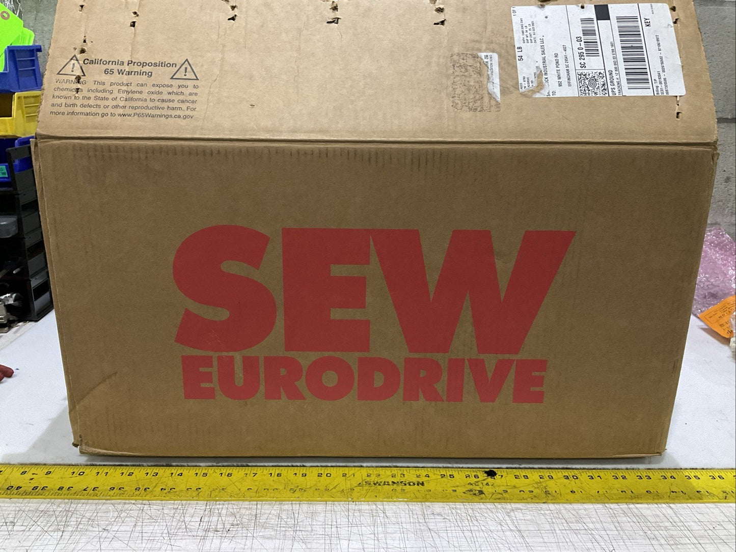 SEW-EURODRIVE R47 DRN71M4 GEAR MOTOR  R47DRN71M4 460 V 60 HZ 1730 RPM Z2M
