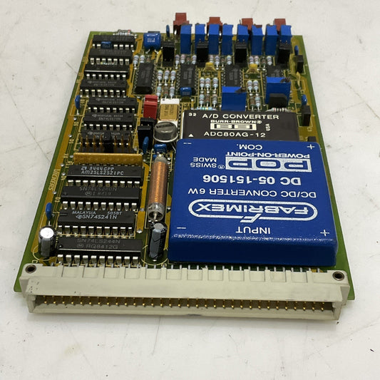FABRIMEX DC 05-151506 CONVERTER 6W PRINTED CIRCUIT BOARD ADC80AG AD7502KD Z2M