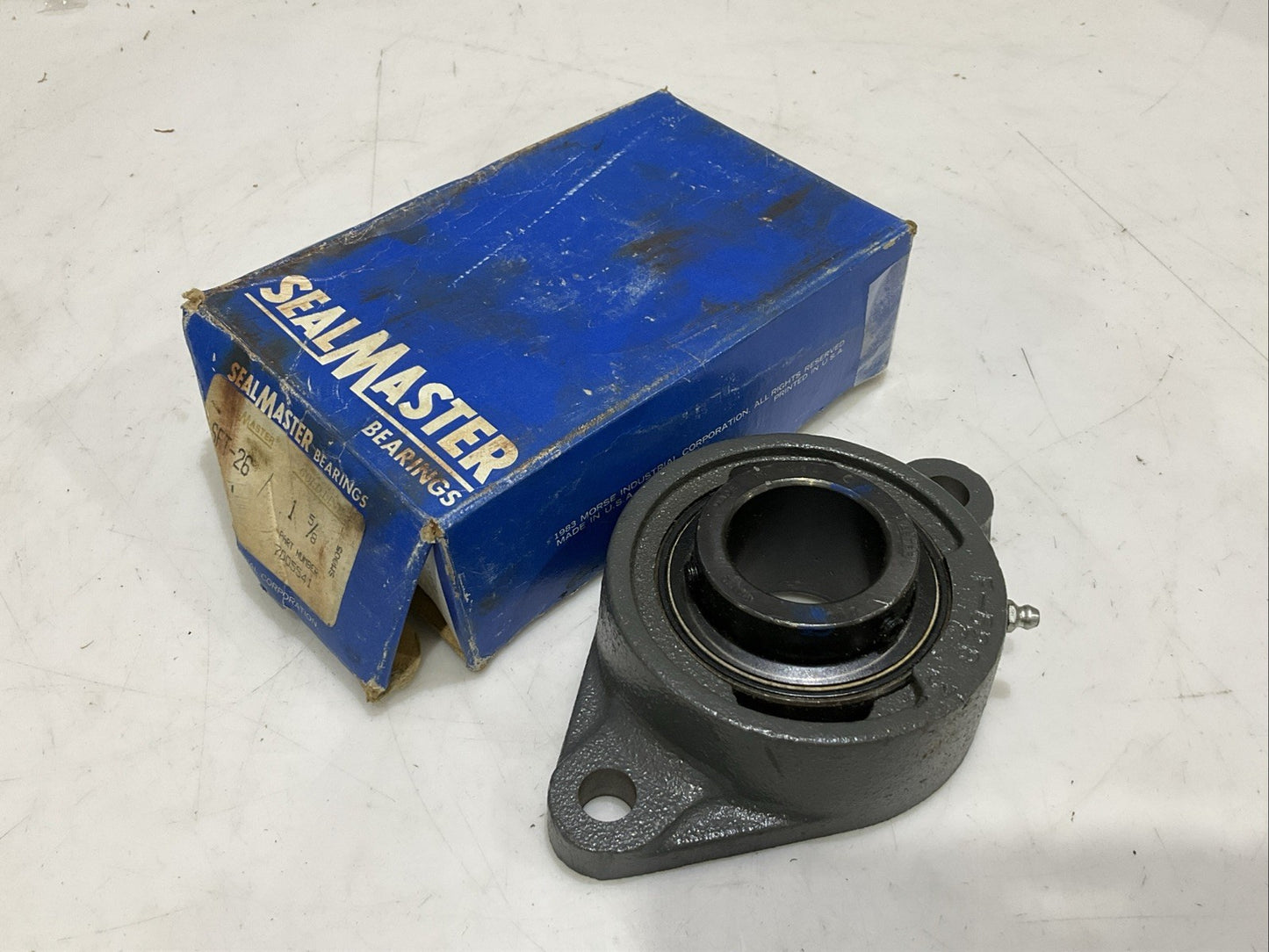 SEAL MASTER SFT-26 FLANGE MOUNT 2 BOLT BEARING 1 5/8 BORE 7005541 Z2M