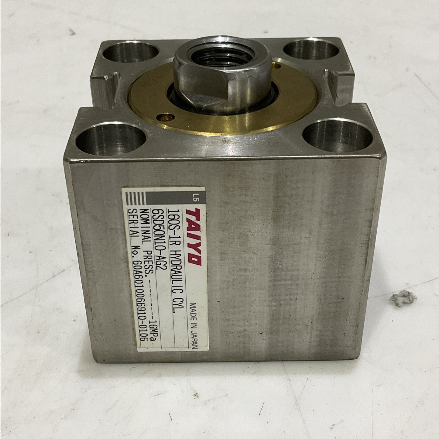 TAIYO 160S-1R 6SD50N10-AG2 HYDRAULIC CYLINDER 16 MPA Z2M