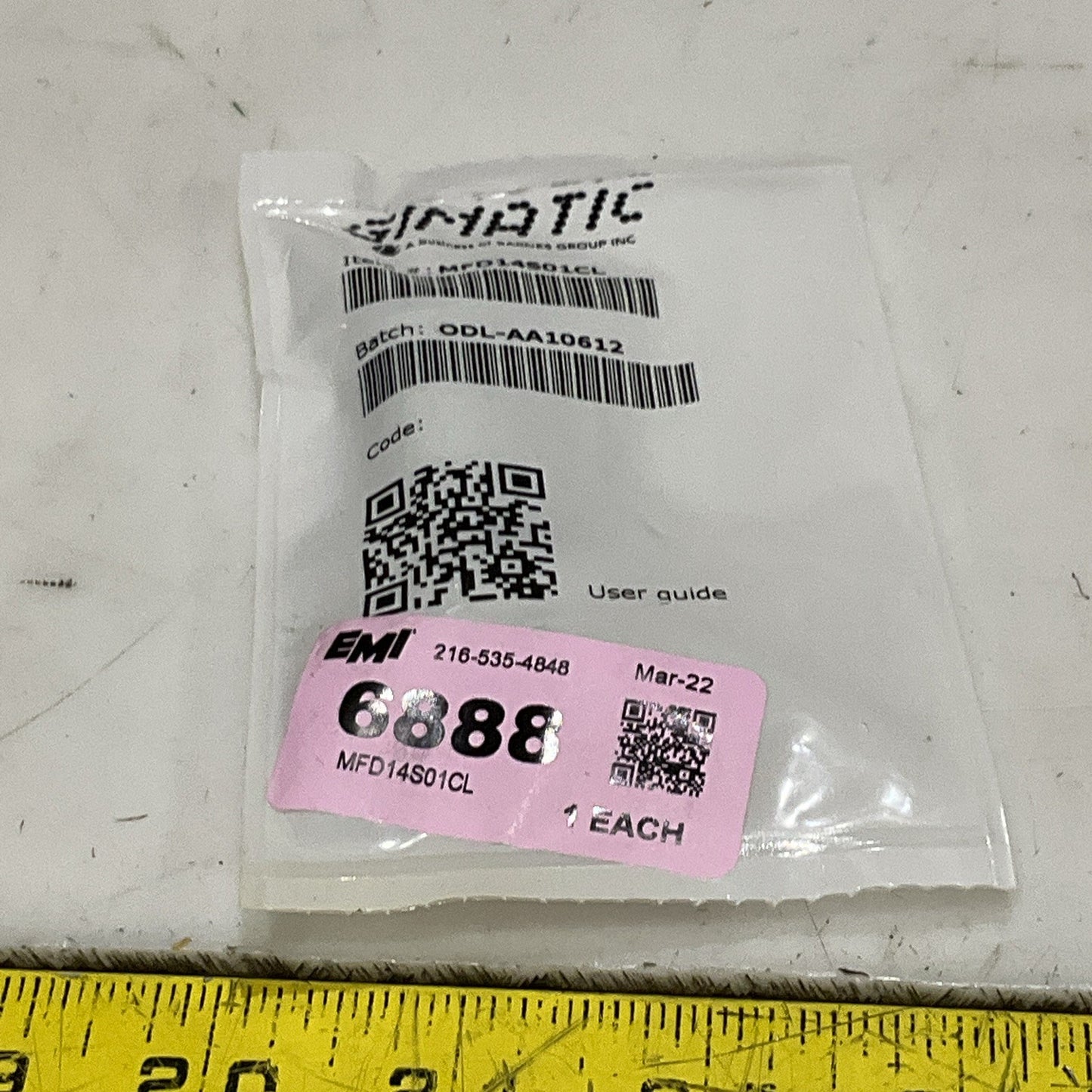 GIMATIC EMI 6888 MFD14S01CL EXPANSION GRIPPER Z2M
