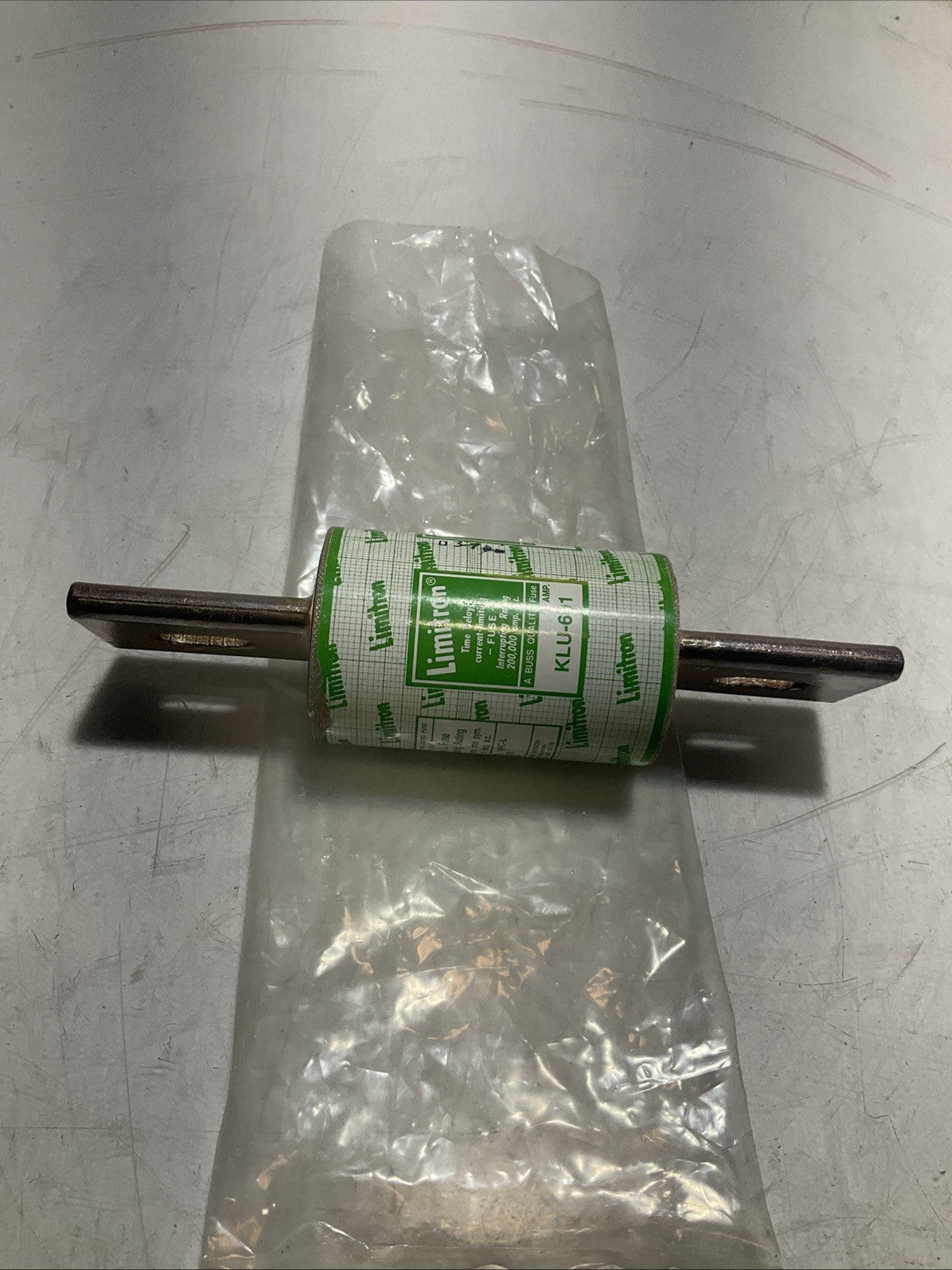 LIMITRON KLU-601 TIME DELAY CURRENT - LIMITING  FUSE 600V  200,000 A CLASS L U3S