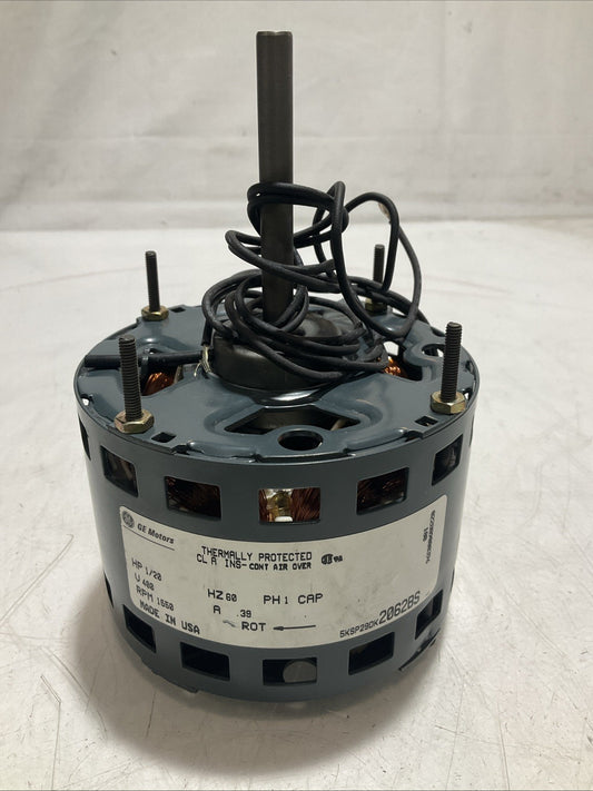 GE MOTORS 1/20 HP 1550RPM 5KSP29DK 2062BS MOTOR THERMALLY PROTECTED 476