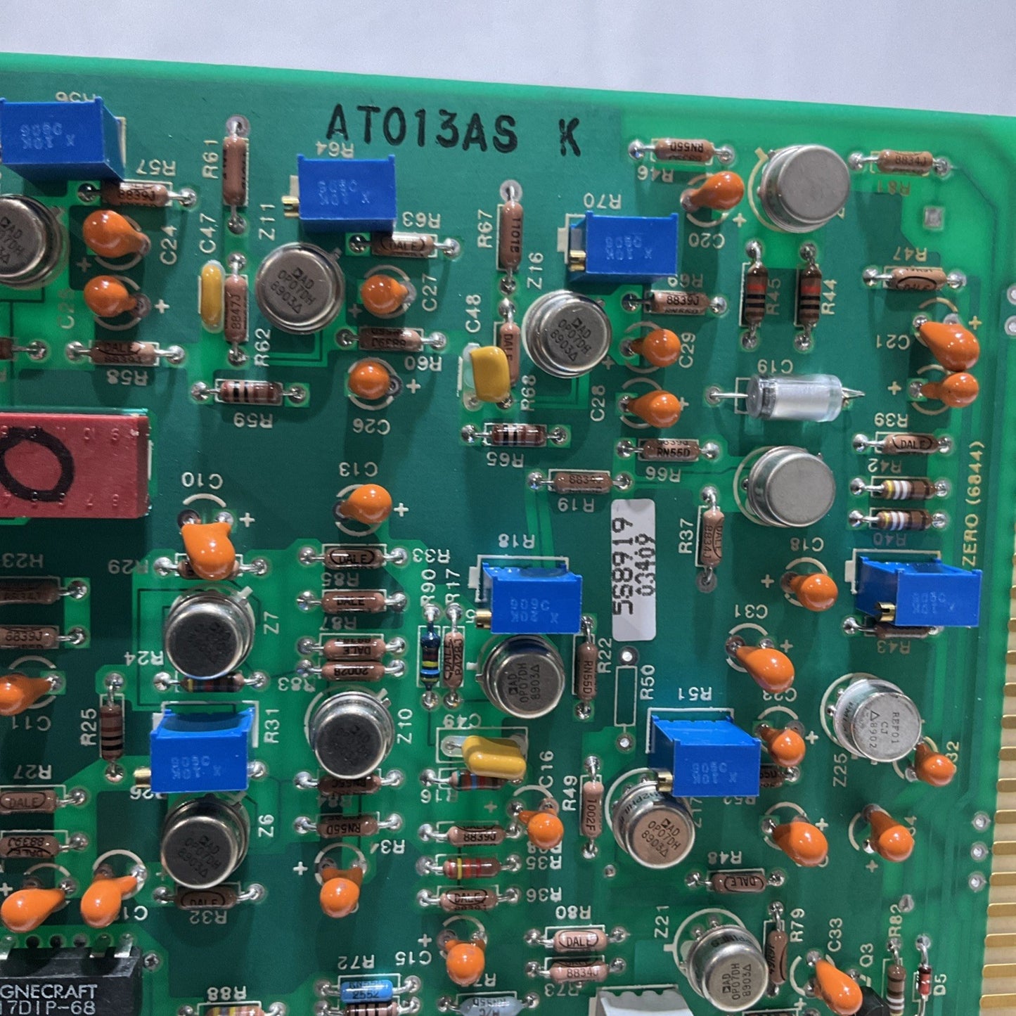 FOXBORO AT009AX-J  ATO13ASK  AUTO ZERO PCB 555 U3S