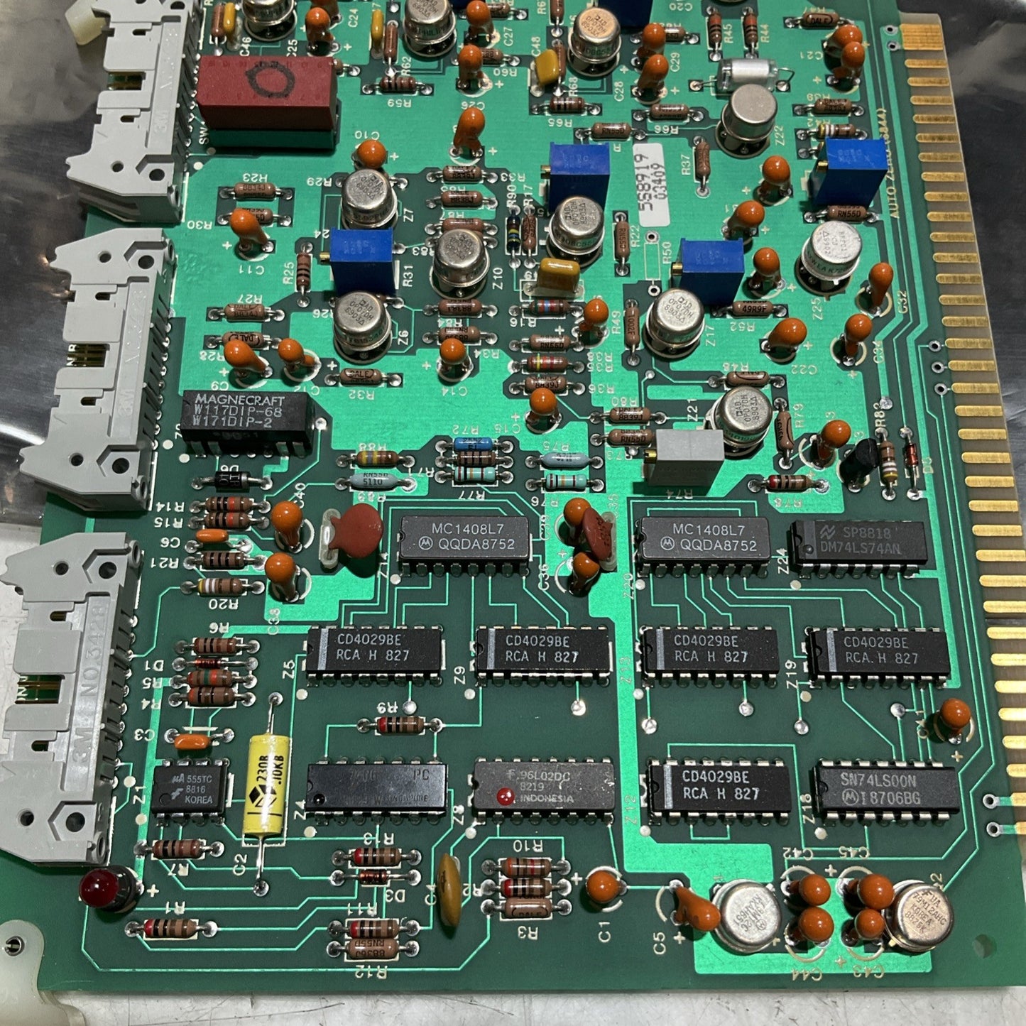 FOXBORO AT009AX-J  ATO13ASK  AUTO ZERO PCB 555 U3S