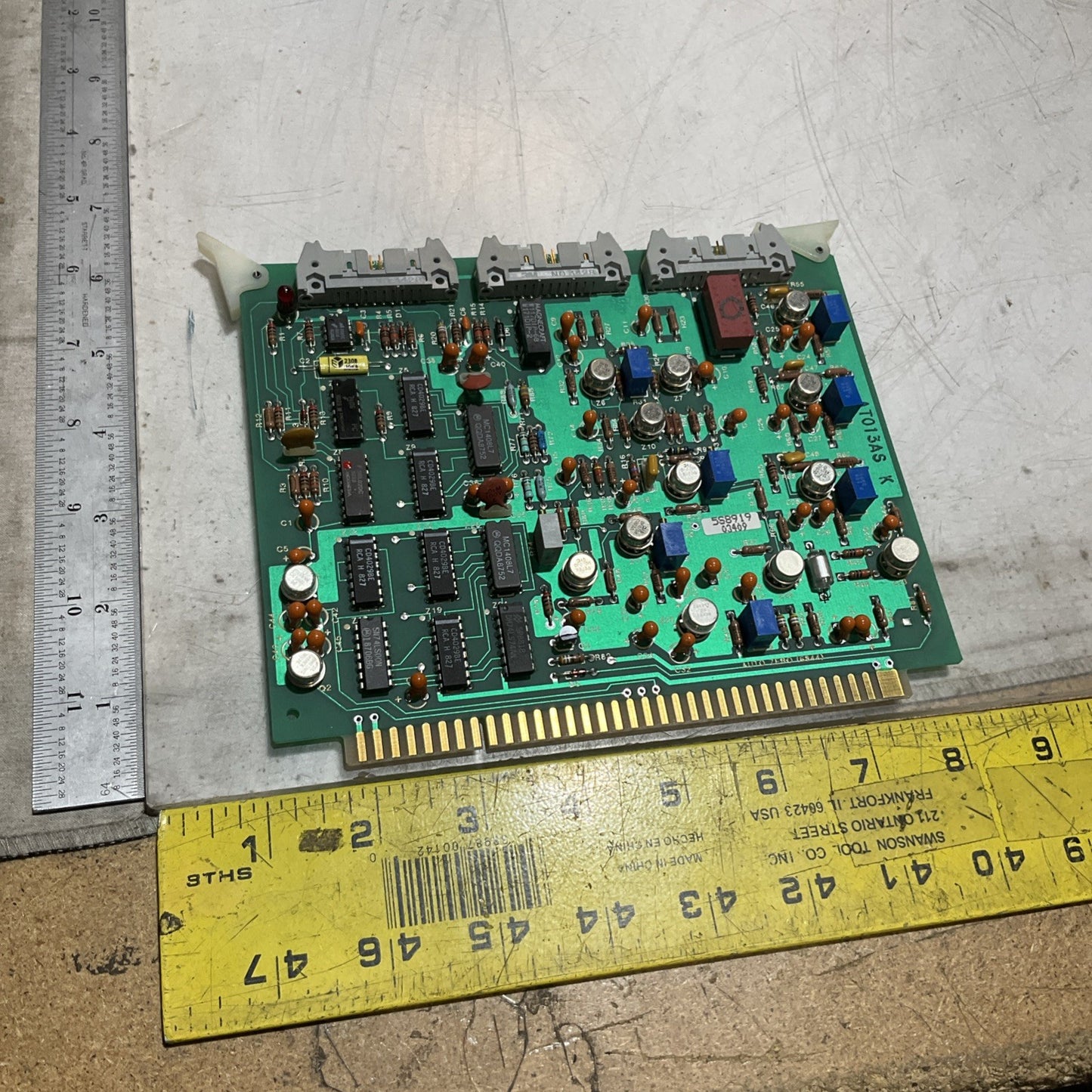 FOXBORO AT009AX-J  ATO13ASK  AUTO ZERO PCB 555 U3S