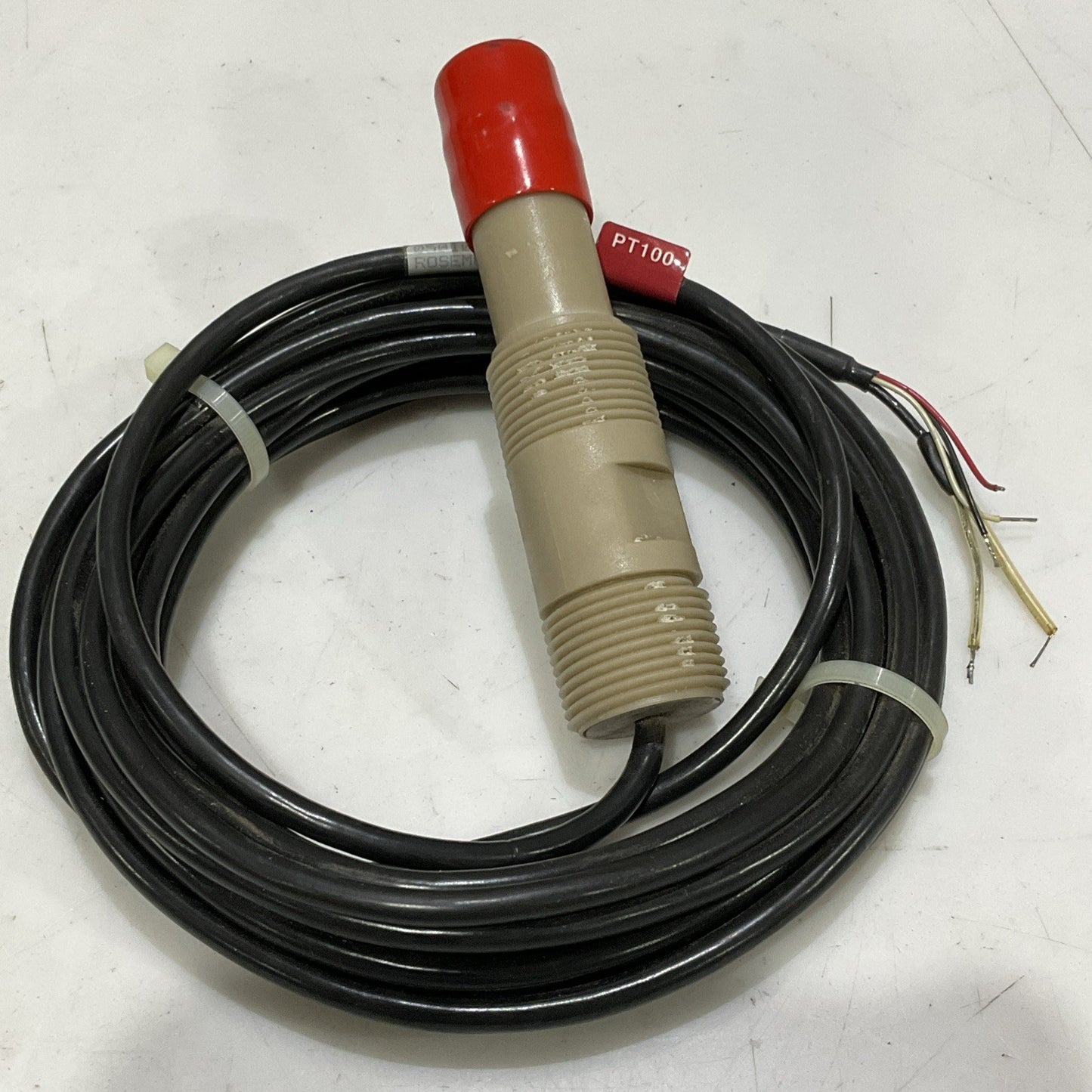 ROSEMOUNT PH-201 ORP SENSOR PROBE 05010785618 D L95 399-12 PT100 Z2M