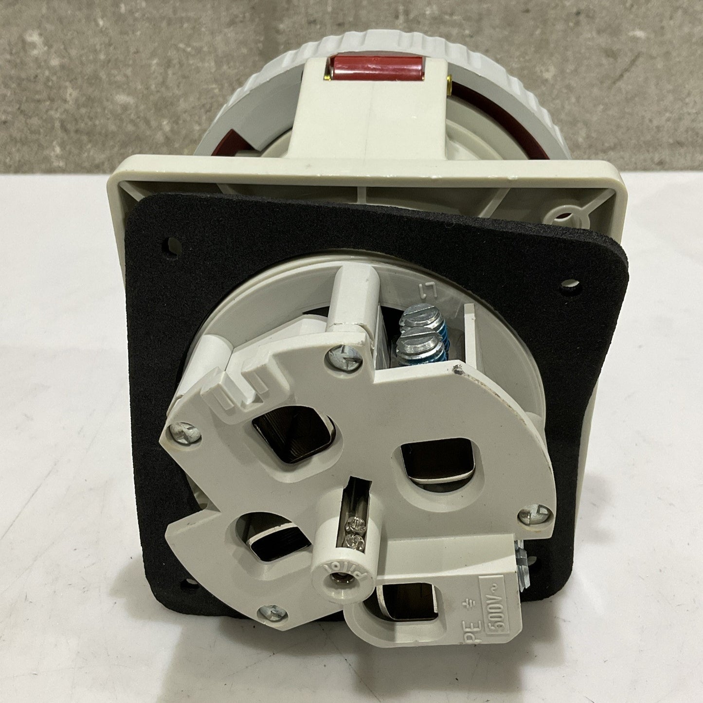 WOODHEAD MOLEX 4100R7W WATERTITE PIN AND SLEEVE RECEPTACLE 100A 3E 480 VAC Z2M