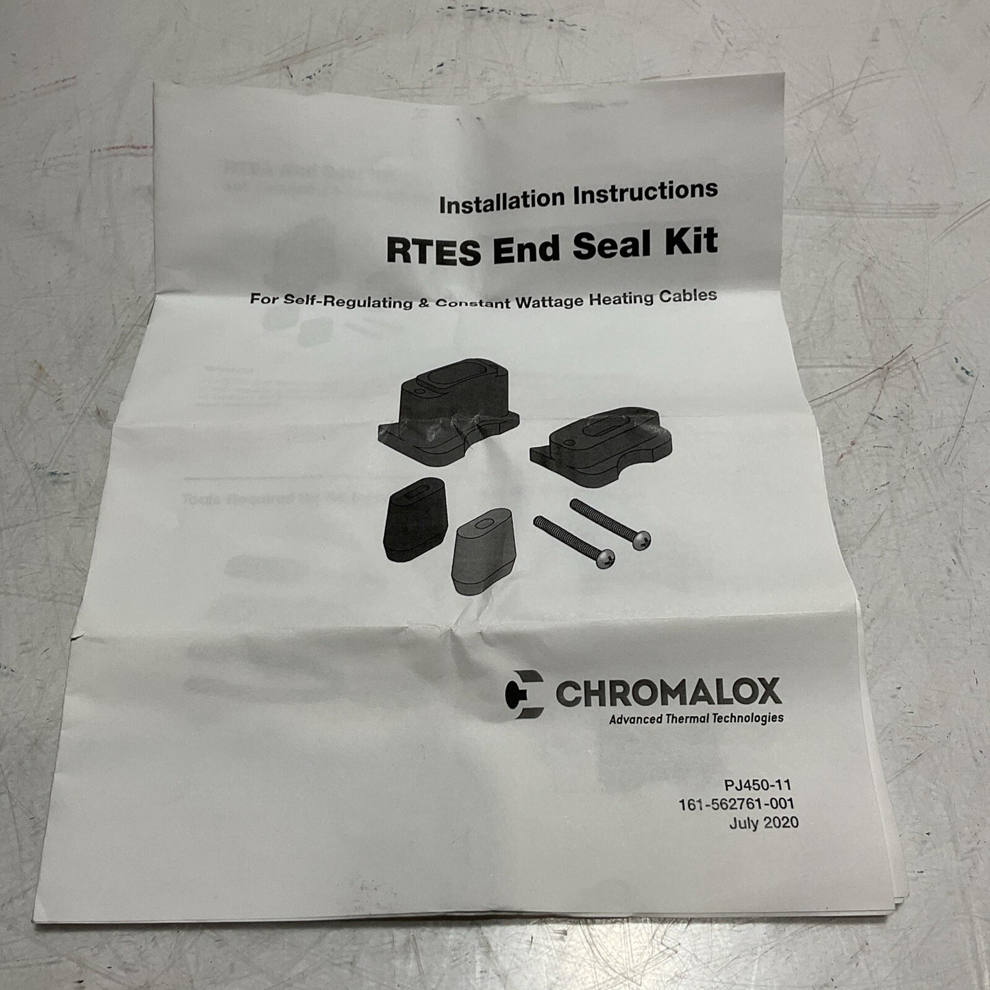 CHROMALOX  389570 END RTES SEAL  KIT  U3S