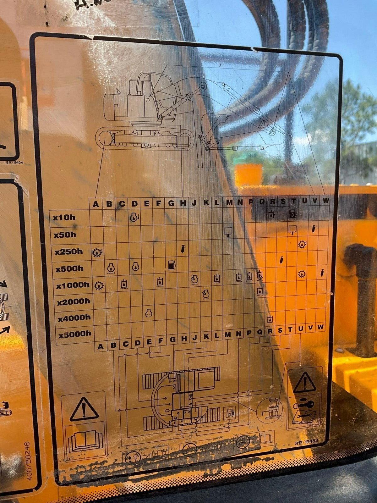 2018 JCB EXCAVATOR MODEL JZ141, DIESEL, ENCLOSED CAB, PUSH BLADE, METAL TRACKS