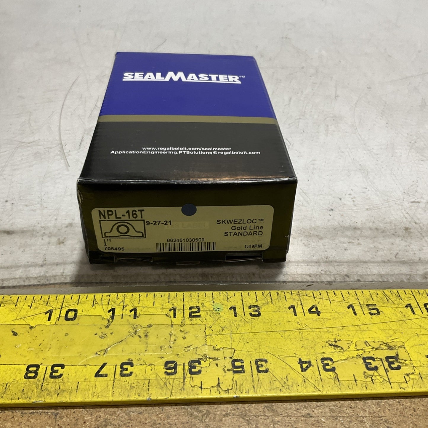 SEALMASTER  NPL-16T PILLOW BLOCK  MOUNTAIN BEARING  Z2M