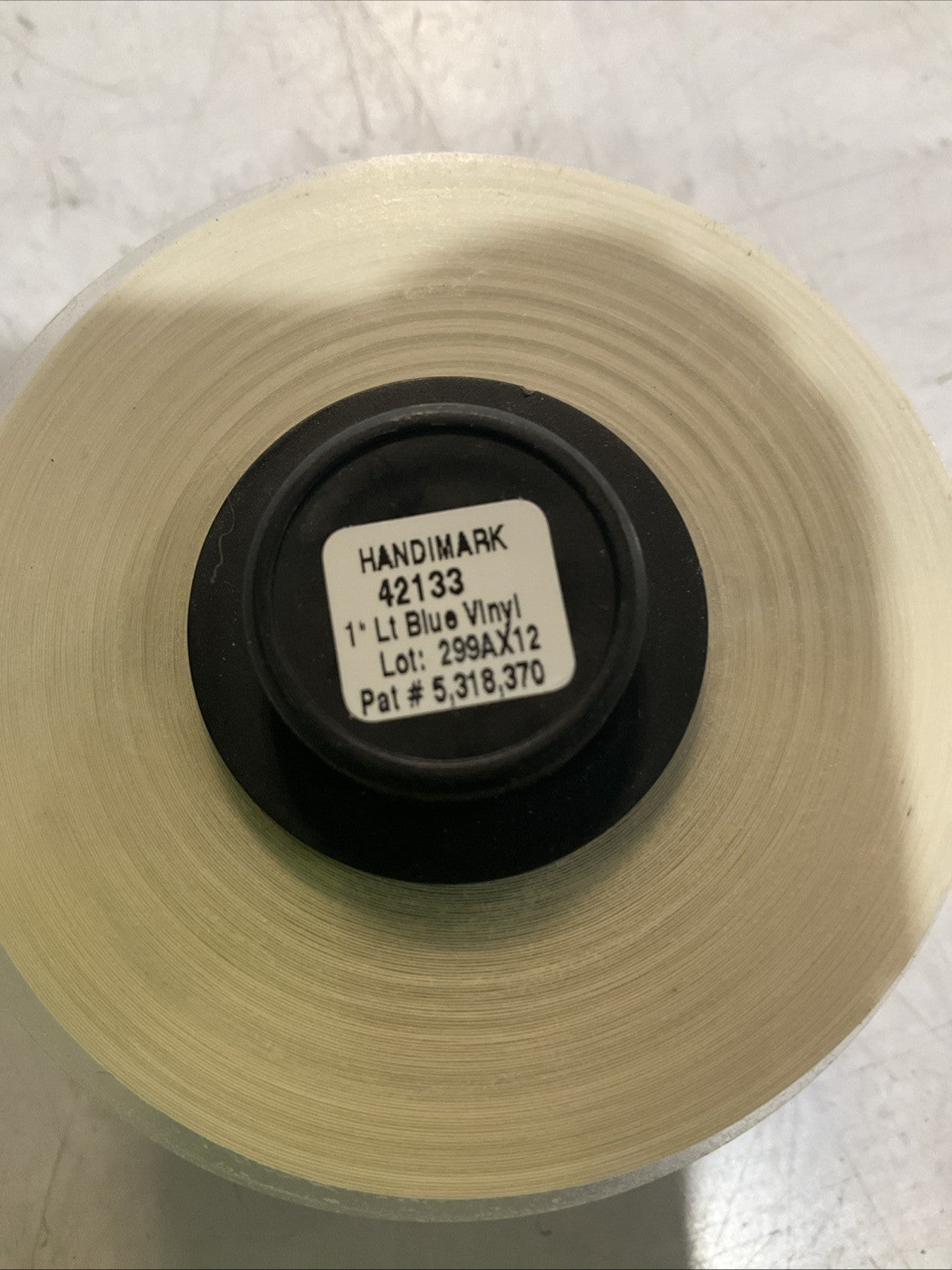 BRADY HANDIMARK Y7343 42133 LT BLUE VINYL 1.0X50 25.4MX15.2 LABEL TAPE Z2M