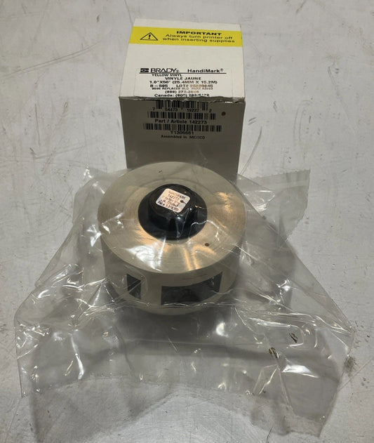 BRADY HANDIMARK  142273 YELLOW VINYL 1.0X50 25.4MX15.2M  LABLE TAPE  Z2M