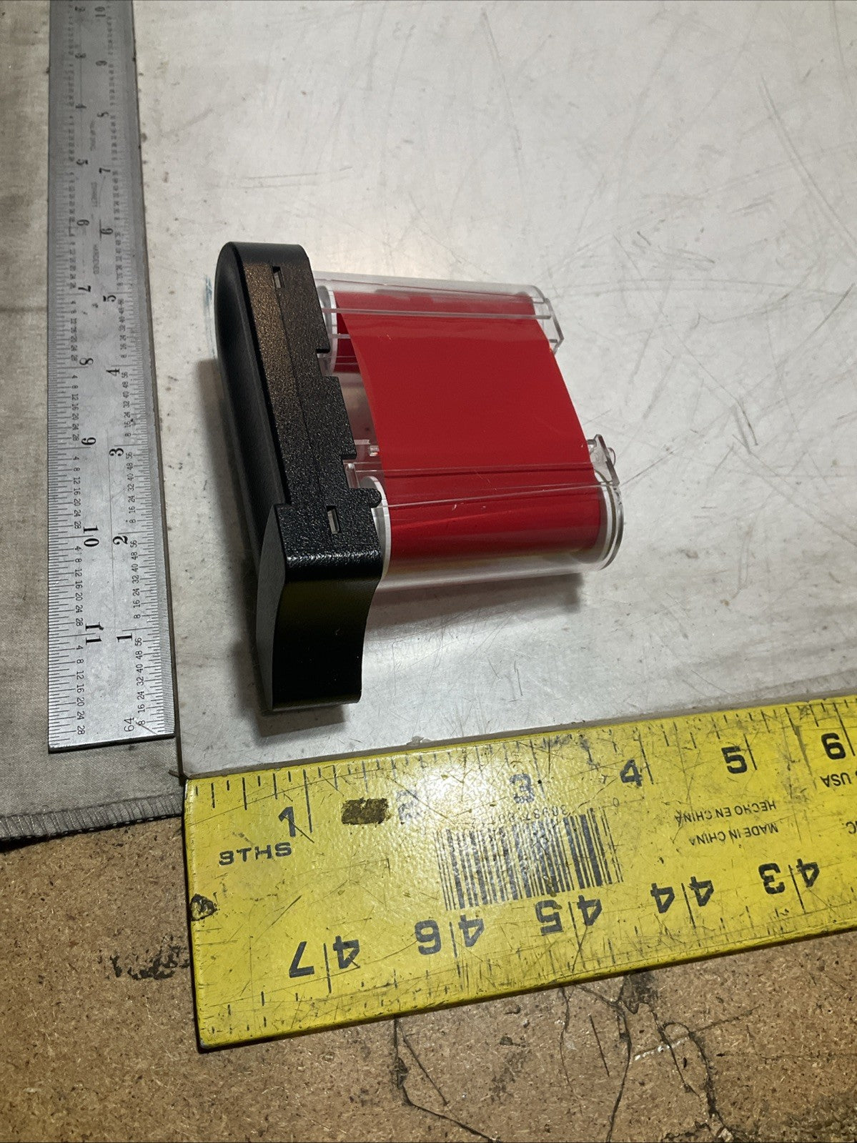 BRADY  HANDIMARK 42013 RED PRINTER RIBBON LOT OF 2 Z2M
