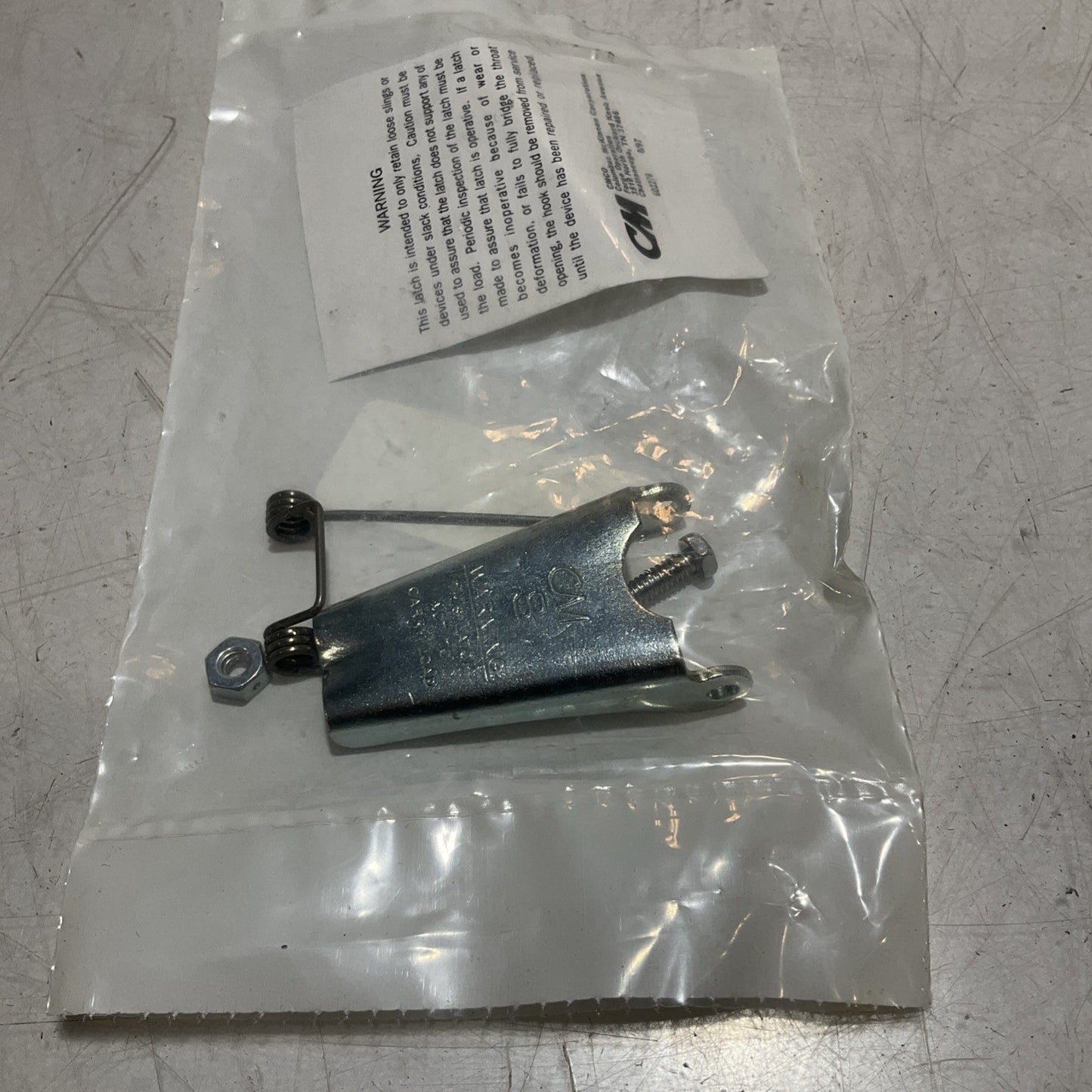 CM 8 595528  LATCH KIT  FOR  EYE  SLING  HOOK  LOT OF 21 Z2M
