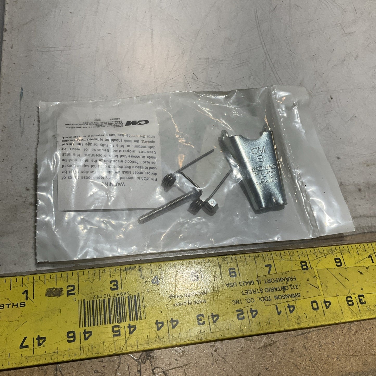 CM 8 595528  LATCH KIT  FOR  EYE  SLING  HOOK  LOT OF 21 Z2M