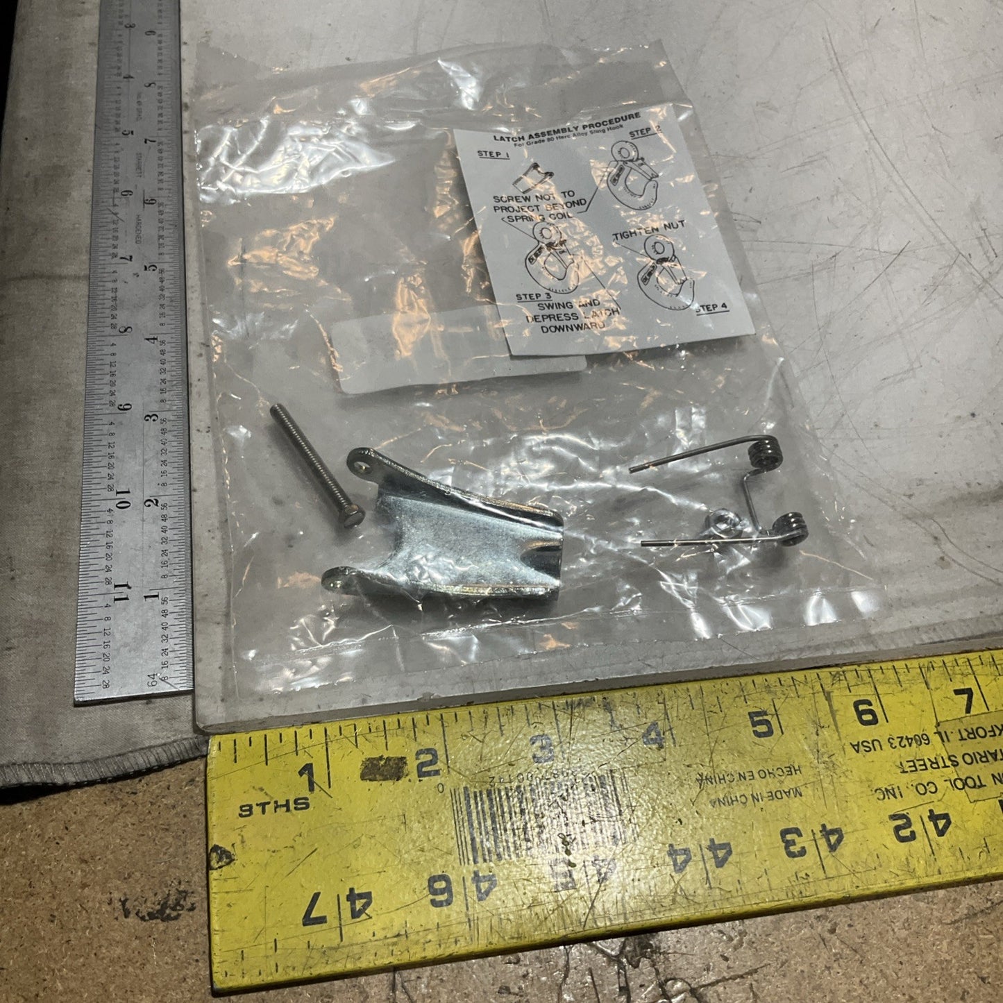 CM 6-7 595525 LATCH KIT  FOR EYE SLING HOOK  LOT OF  15 Z2M