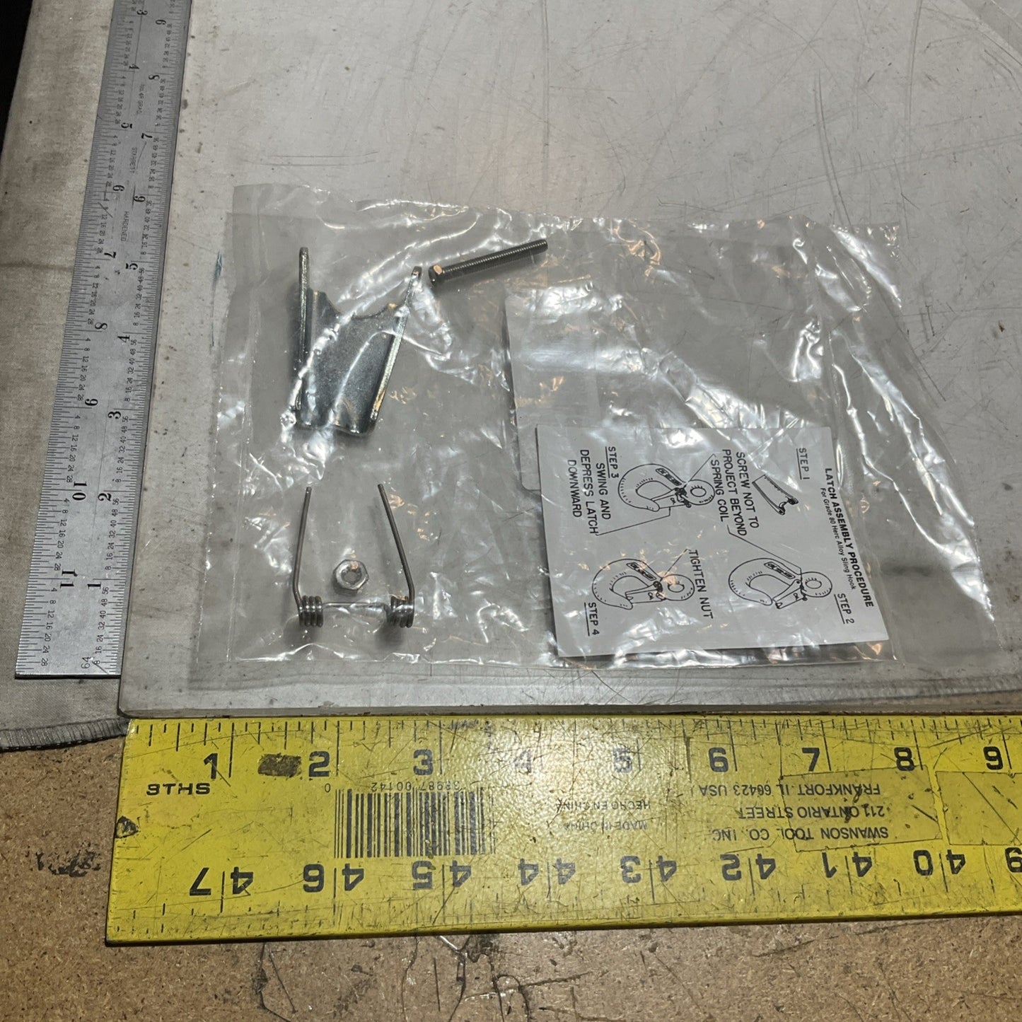 CM 6-7 595525 LATCH KIT  FOR EYE SLING HOOK  LOT OF  15 Z2M