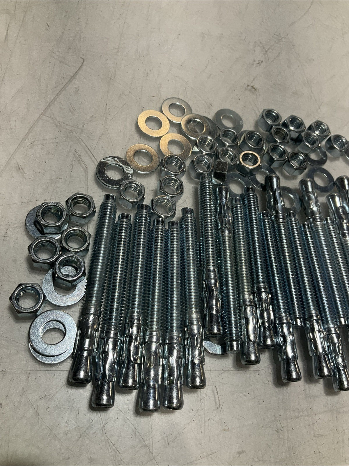 LAWSON  84030  3/8X3-3/4 MASONRY TYPE STUD BOLT ANCHOR STEEL  LOT OF 25 Z2M