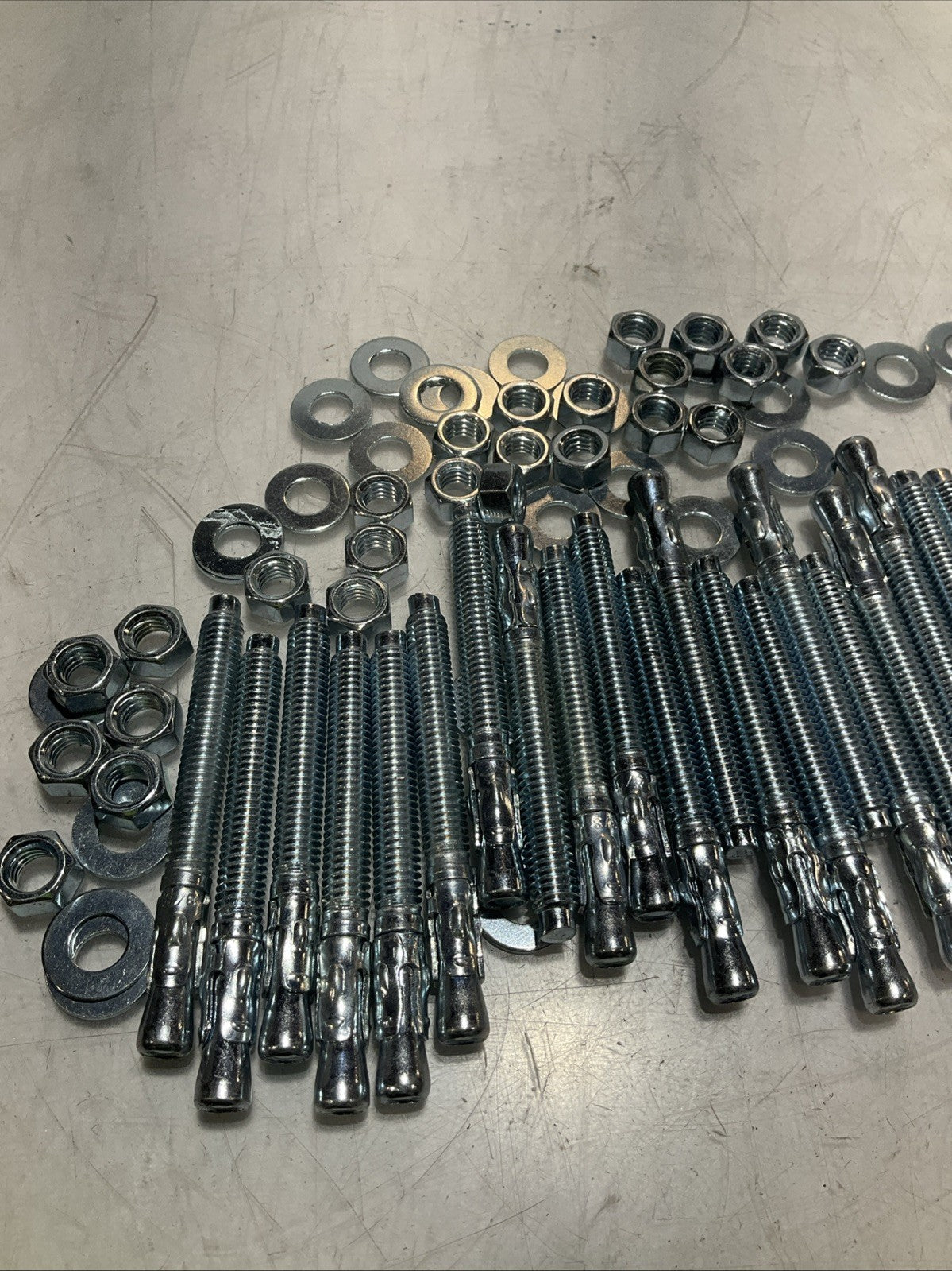 LAWSON  84030  3/8X3-3/4 MASONRY TYPE STUD BOLT ANCHOR STEEL  LOT OF 25 Z2M