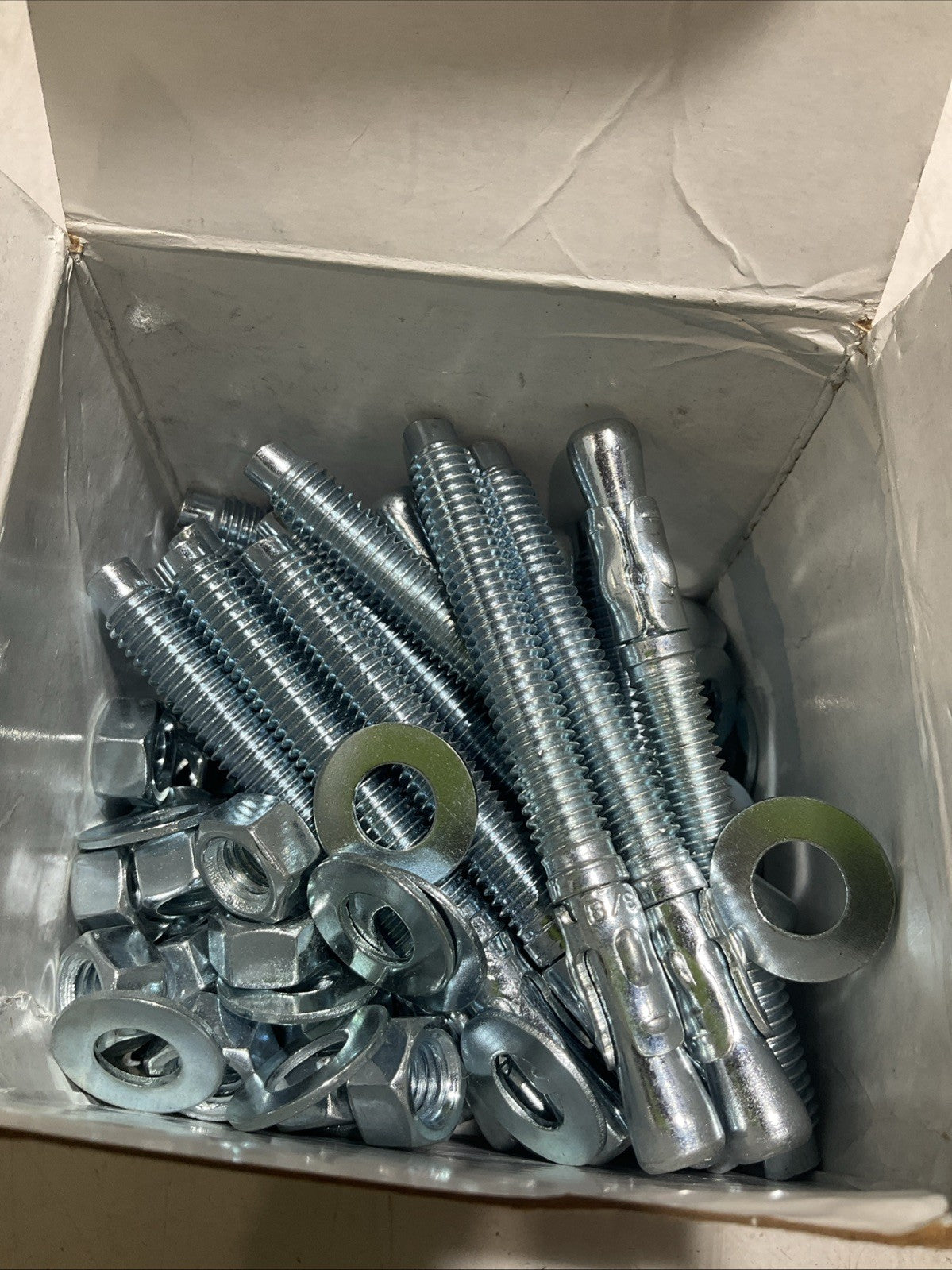 LAWSON  84030  3/8X3-3/4 MASONRY TYPE STUD BOLT ANCHOR STEEL  LOT OF 25 Z2M
