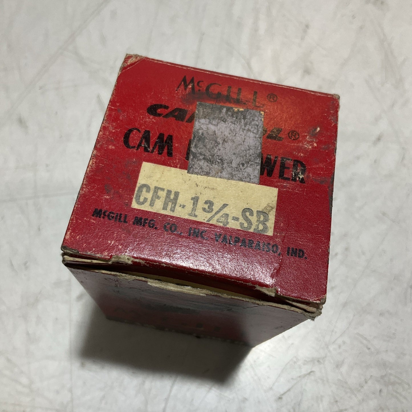 MCGILL  CFH-1-3/4-SB  FLAT CAM FOLLOWER  CYLINDRICAL STEEL  Z2M