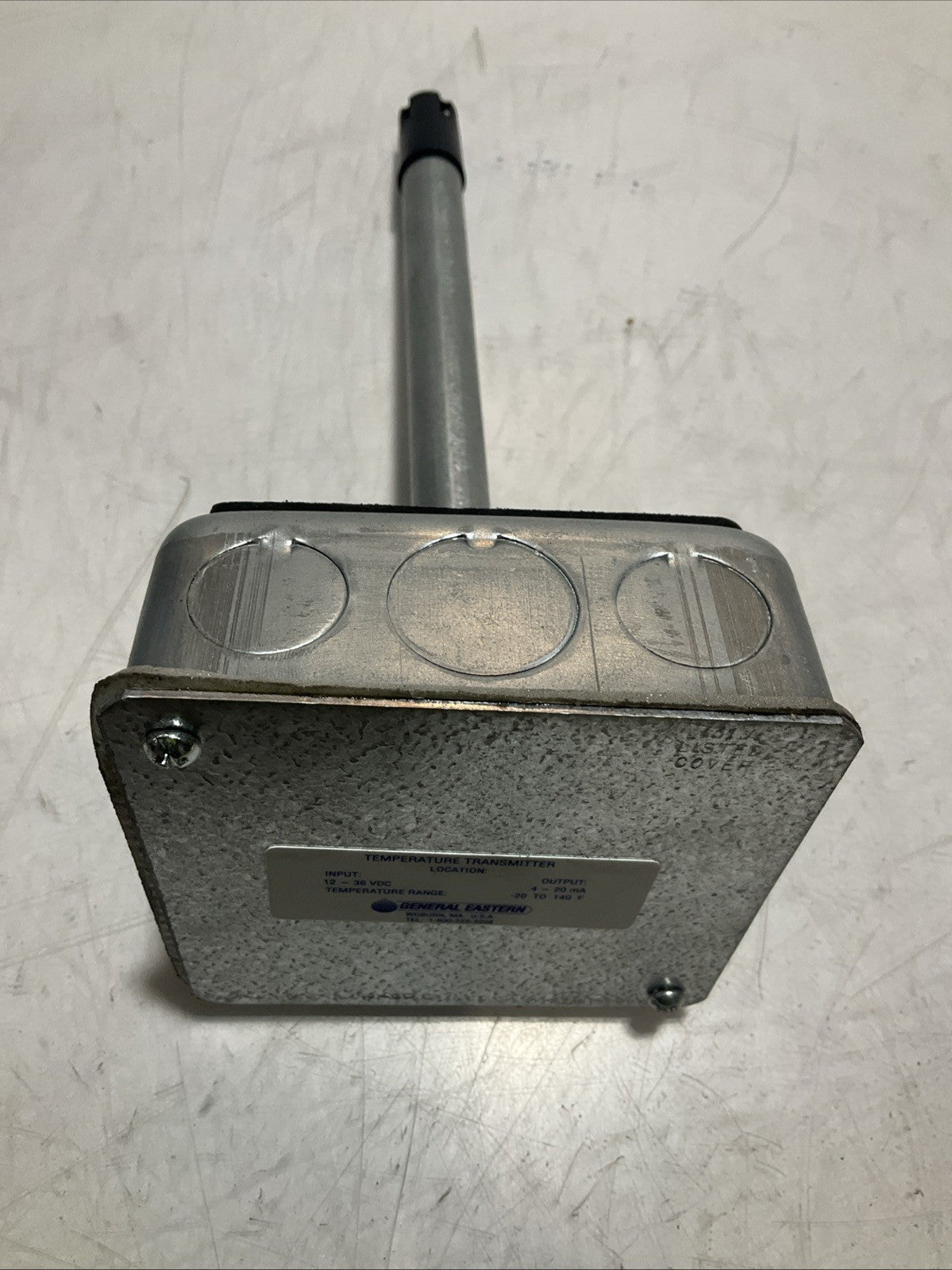 GENERAL  EASTERN TT TEMPERATURE TRANSMITTER  INPUT 36VDC / OUTPUT 20MA U3S