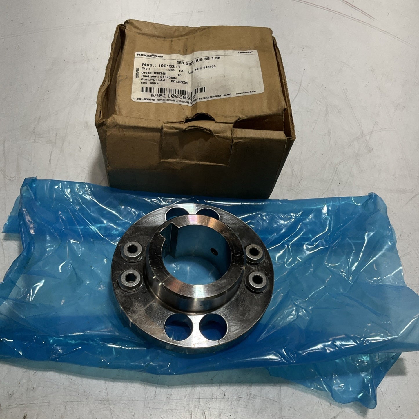 THOMAS  REXNORD 516108 -10015211-01143694 HUB CPLG  COUPLING DISC U3S