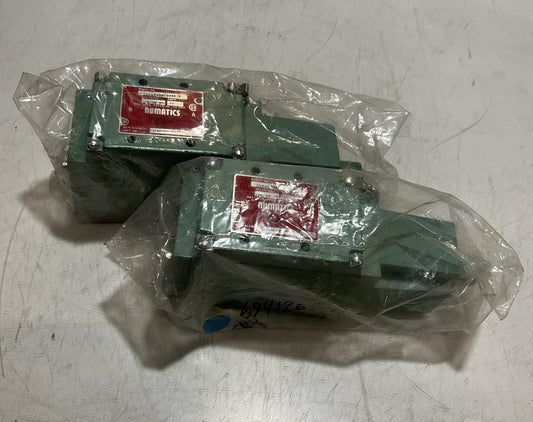 NUMATICS 33SAD400O000030 120/50-60VOLTS 39AMPS SOLENOID VALVE LOT OF 2 U3S