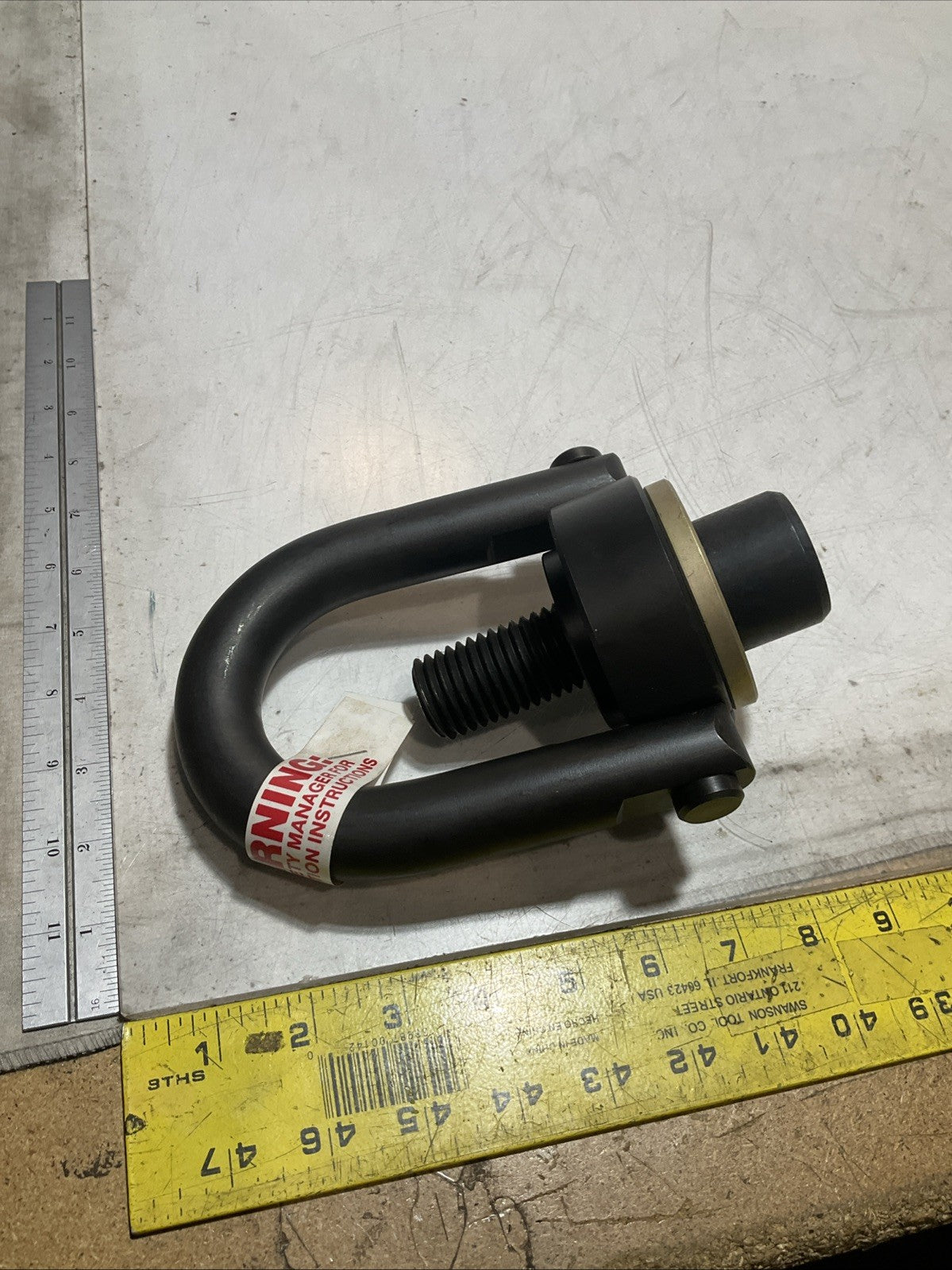 JERGENS  930877  HOIST RING TORQUE 230FT  LBS  RATED  LOAD 10,000 LBS  Z2M