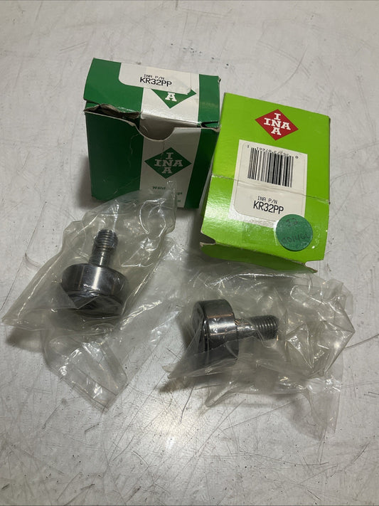 INA KR32PP  STUD CAM FOLLOWER  BEARINGS LOT OF 2 Z2M